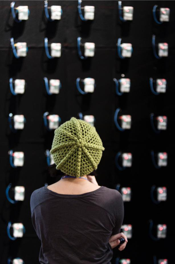 A holographic camera installation that Diana worked on