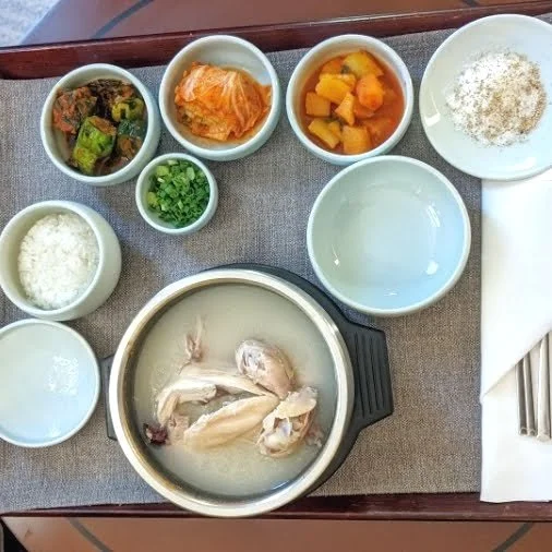 Ta-Da! A delicious, comforting Korean meal.