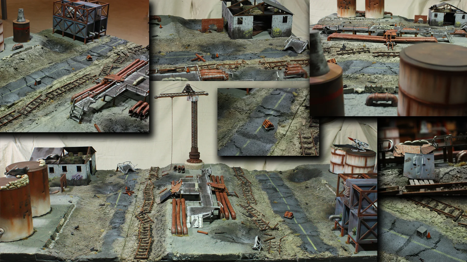 Various views of the finished game table. Check out the YouTube series to see how it was made.