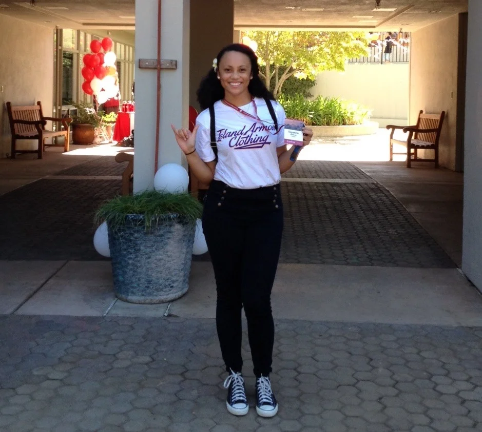 Teyonna Jarman, freshman year at Stanford University.