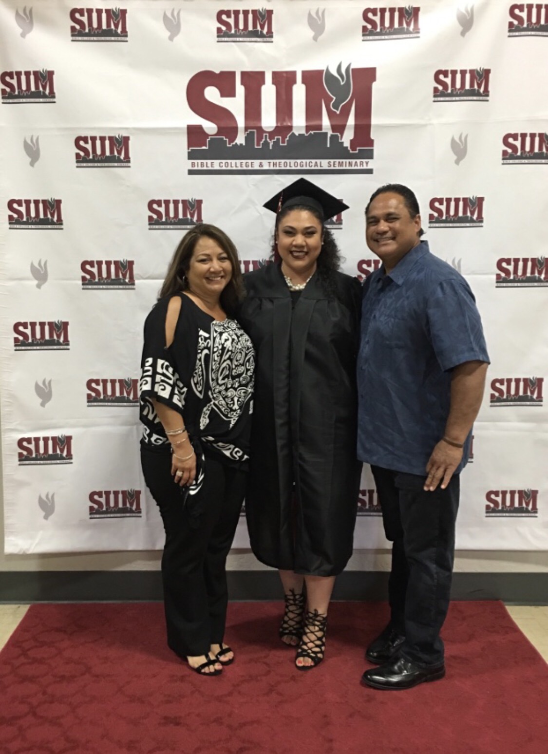 Alina Fa'aola at graduation.