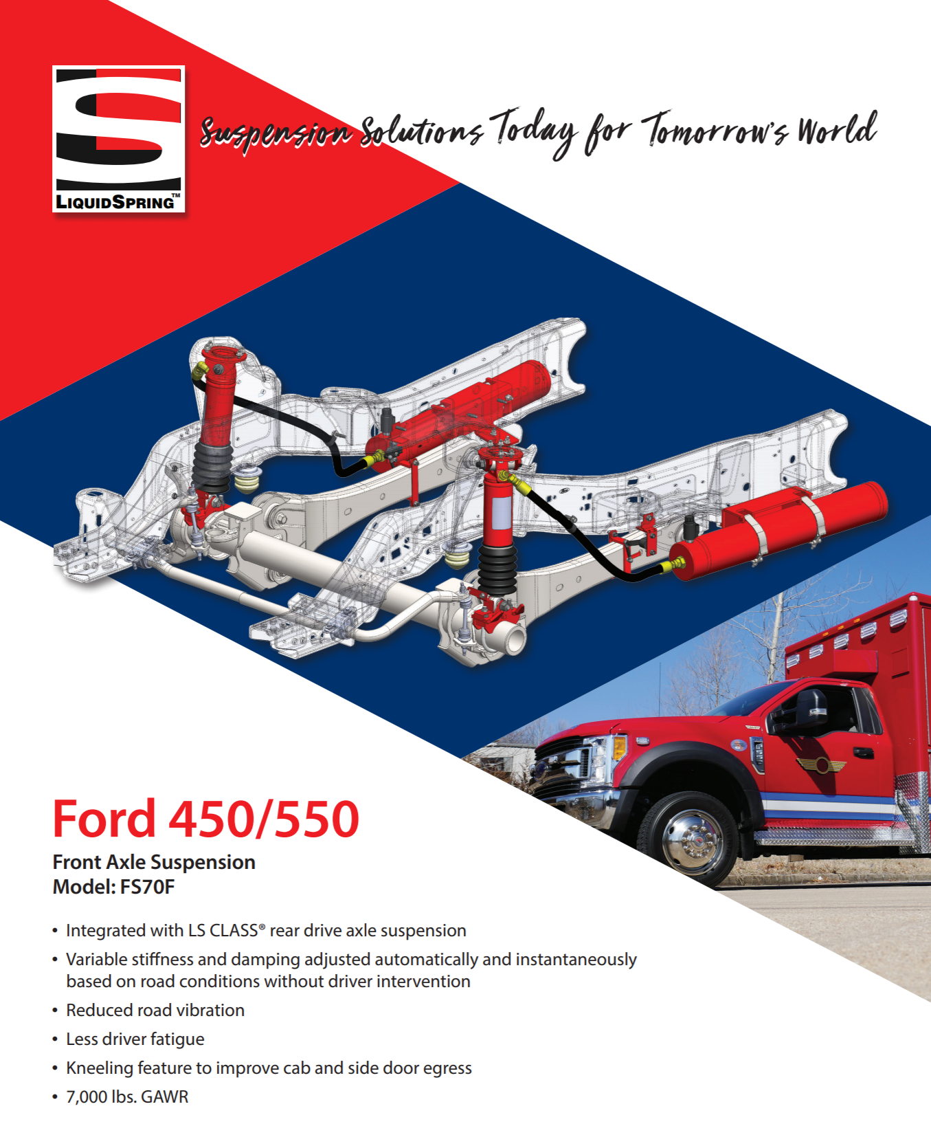 ford f550 super cab on Suspension Dbl Design Severe Duty Conversions