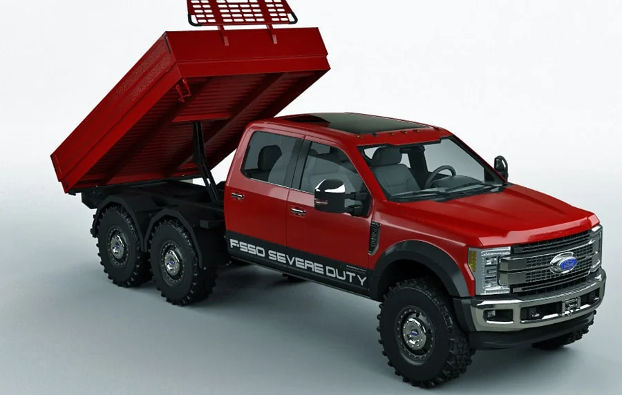 2017+ Year Models F550 6x6 Tipper Bed