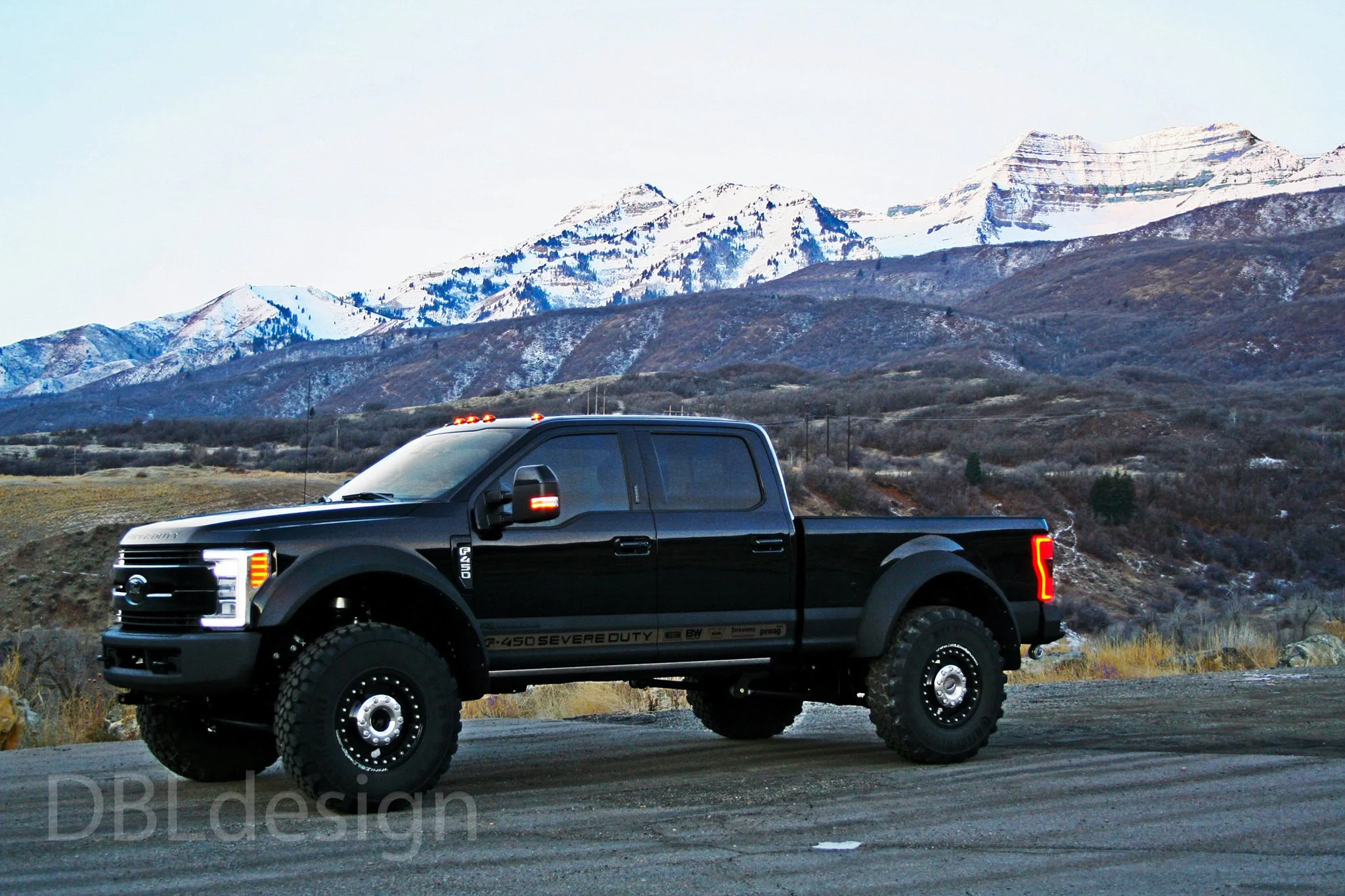 Black F450 Short bed Pickup