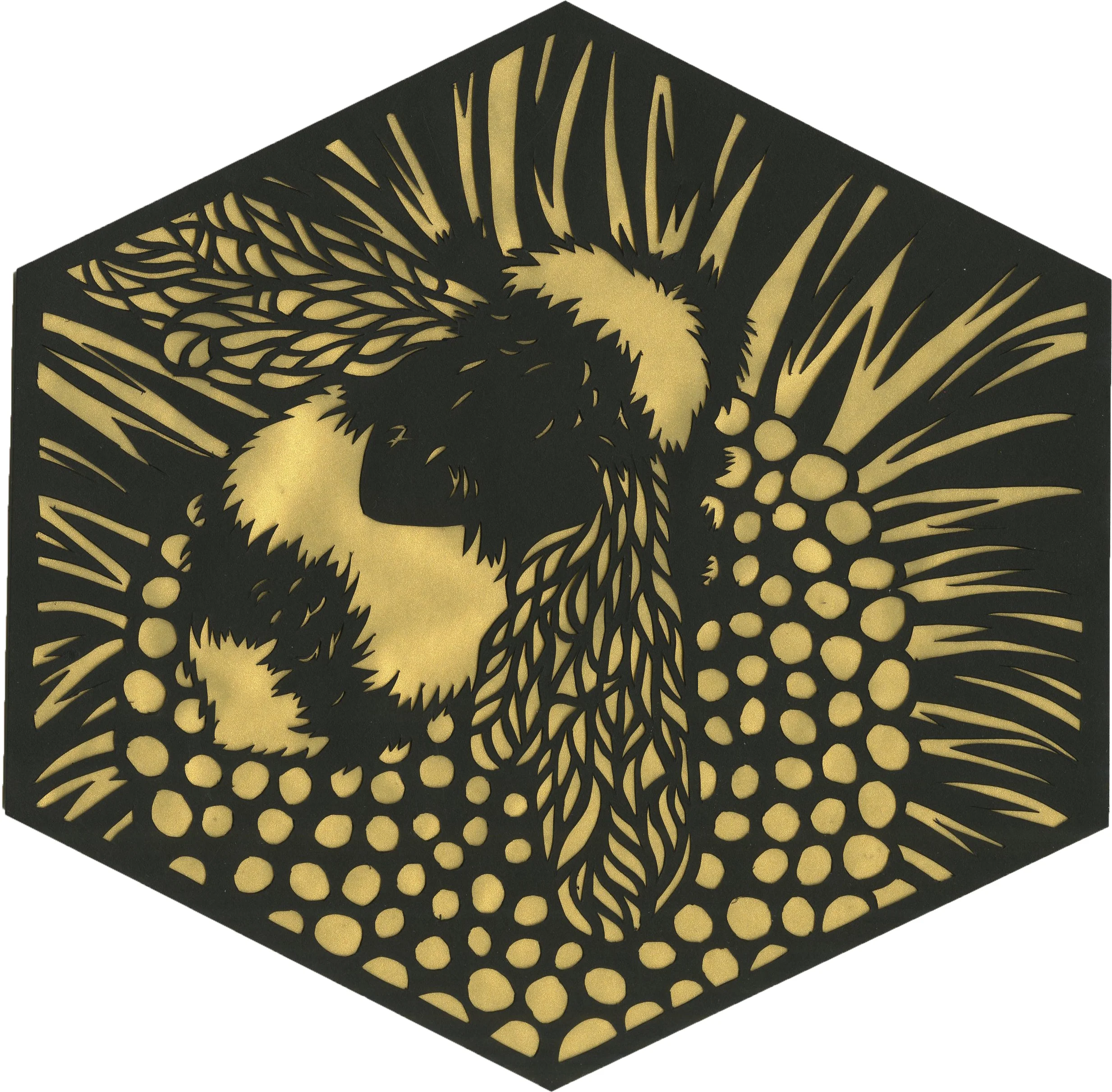 Bee Papercut