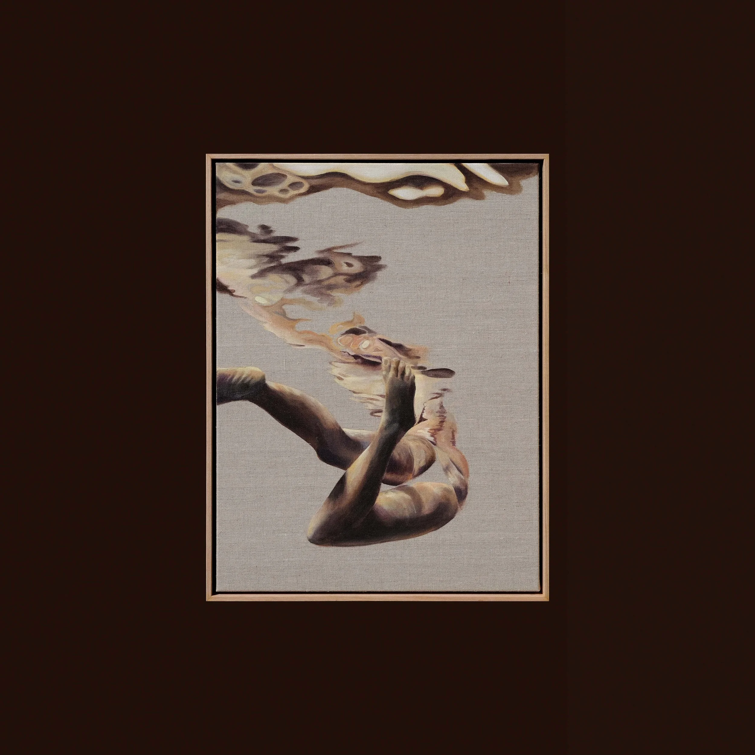 'Delphine' 2025, Acrylic on Linen (SOLD)