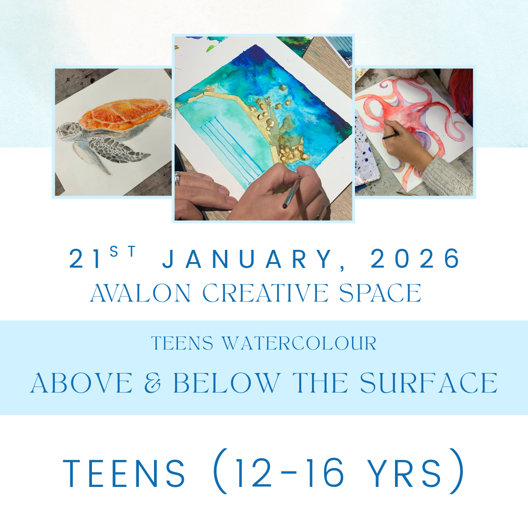 Workshop: Teens (12 - 16 Years) - Watercolour Above & Below the Surface