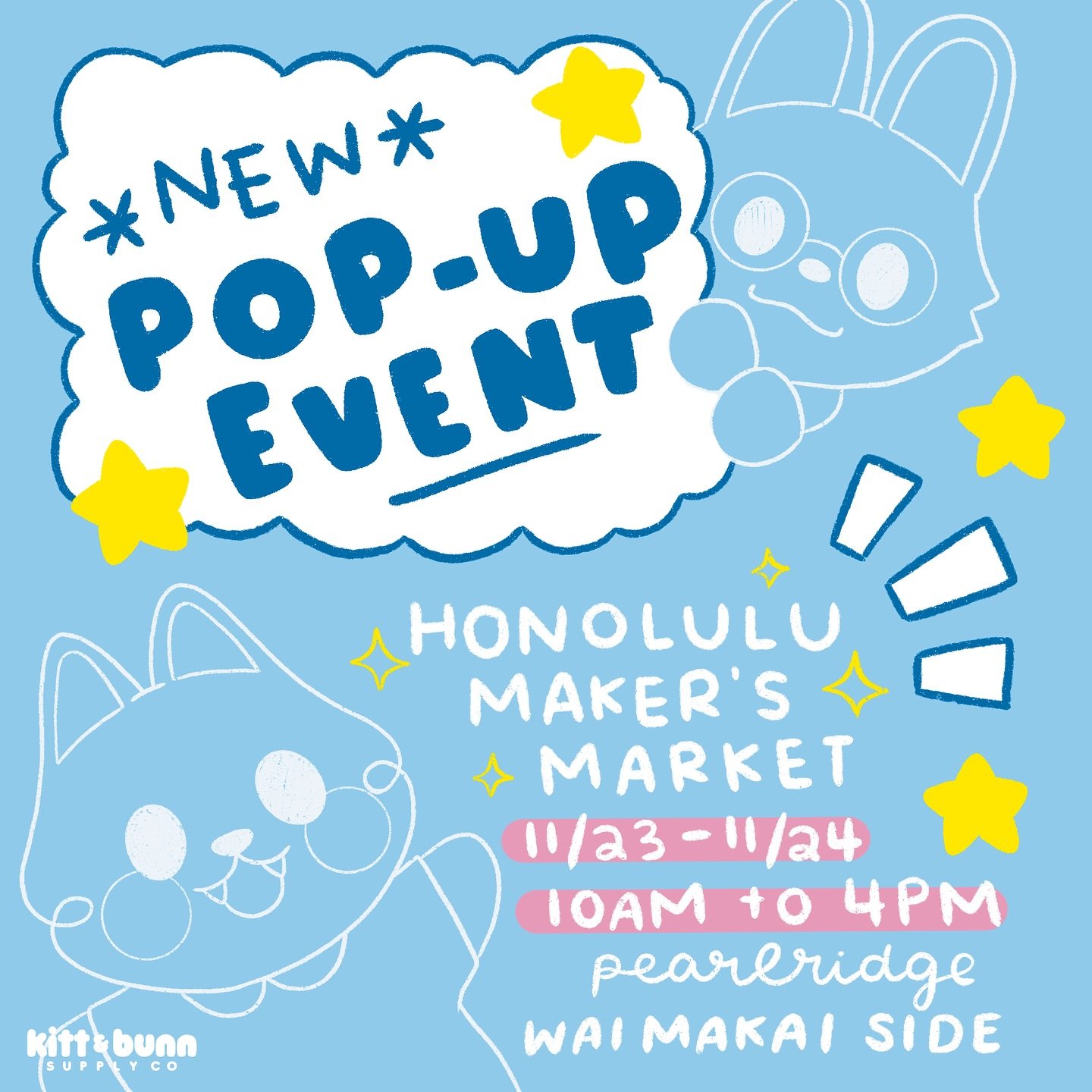 A last minute addition to this month&rsquo;s calendar 🗓️ but you know we can&rsquo;t miss out on @honolulumakersmarket new move to @pearlridge spot next to champs on the Wai Makai side 🤭

We hope to see you this weekend, Saturday &amp; Sunday from 