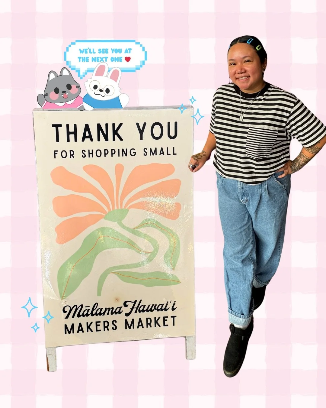 Another great @malamahawaiimarket pop-up in the books 📓✨ I wanted to try something a little different for our recap this time 🤭 a little fun carousel of moments from last weekend~ make sure you don&rsquo;t miss the sneak peeks 👀 of some unreleased