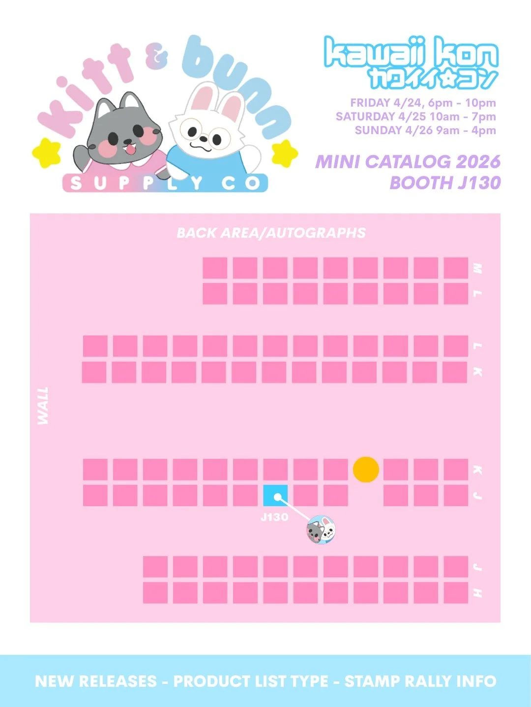 Day 1 is tonight from 6pm to 10pm with @kawaiikonofficial ~ say hi 👋🏼☺️ to me at ✨booth J130✨ I&rsquo;ll have some new JJK inspired merch, Dan Da Dan &amp; original designs. 

*DON&rsquo;T FORGET!  In order to receive a stamp during @teoisdrawing &