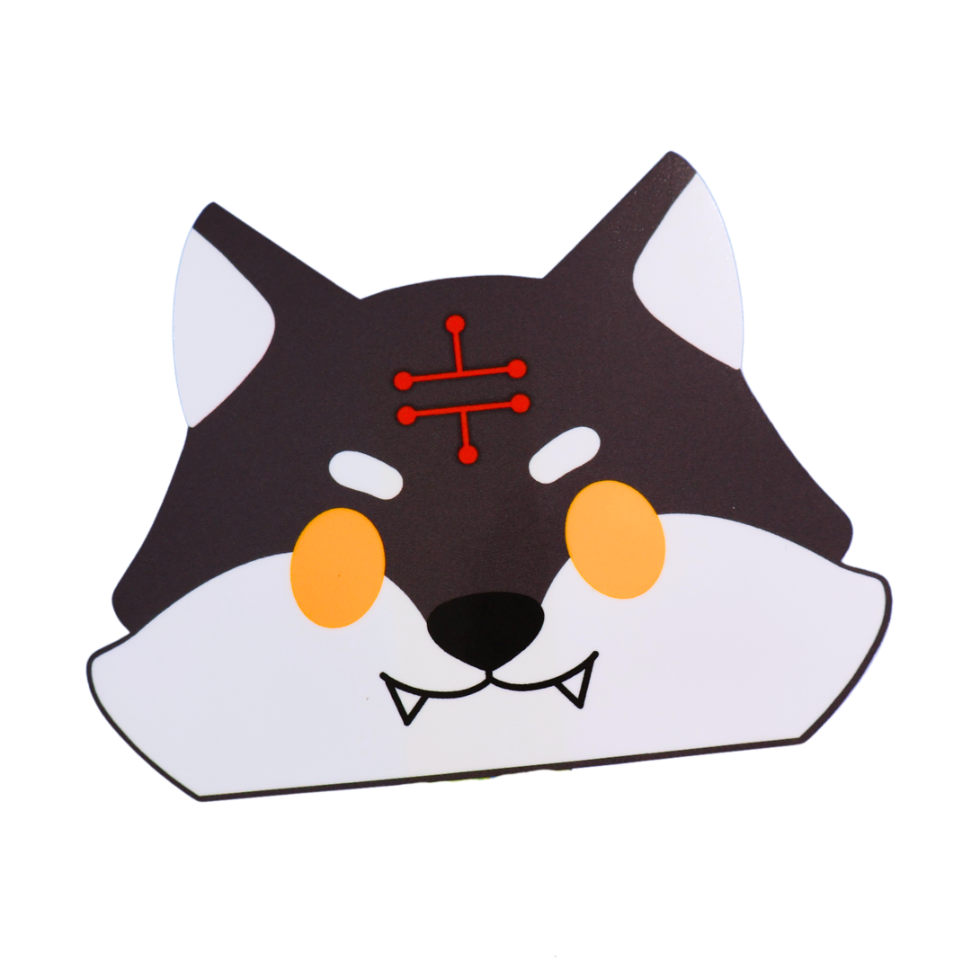 Demon Dog Totality JJK Car Peeker Sticker
