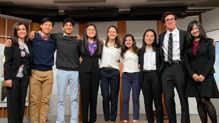 The BEAM teachers and student executive team in 2019 at the 5th Annual Summit Event held at SAP.