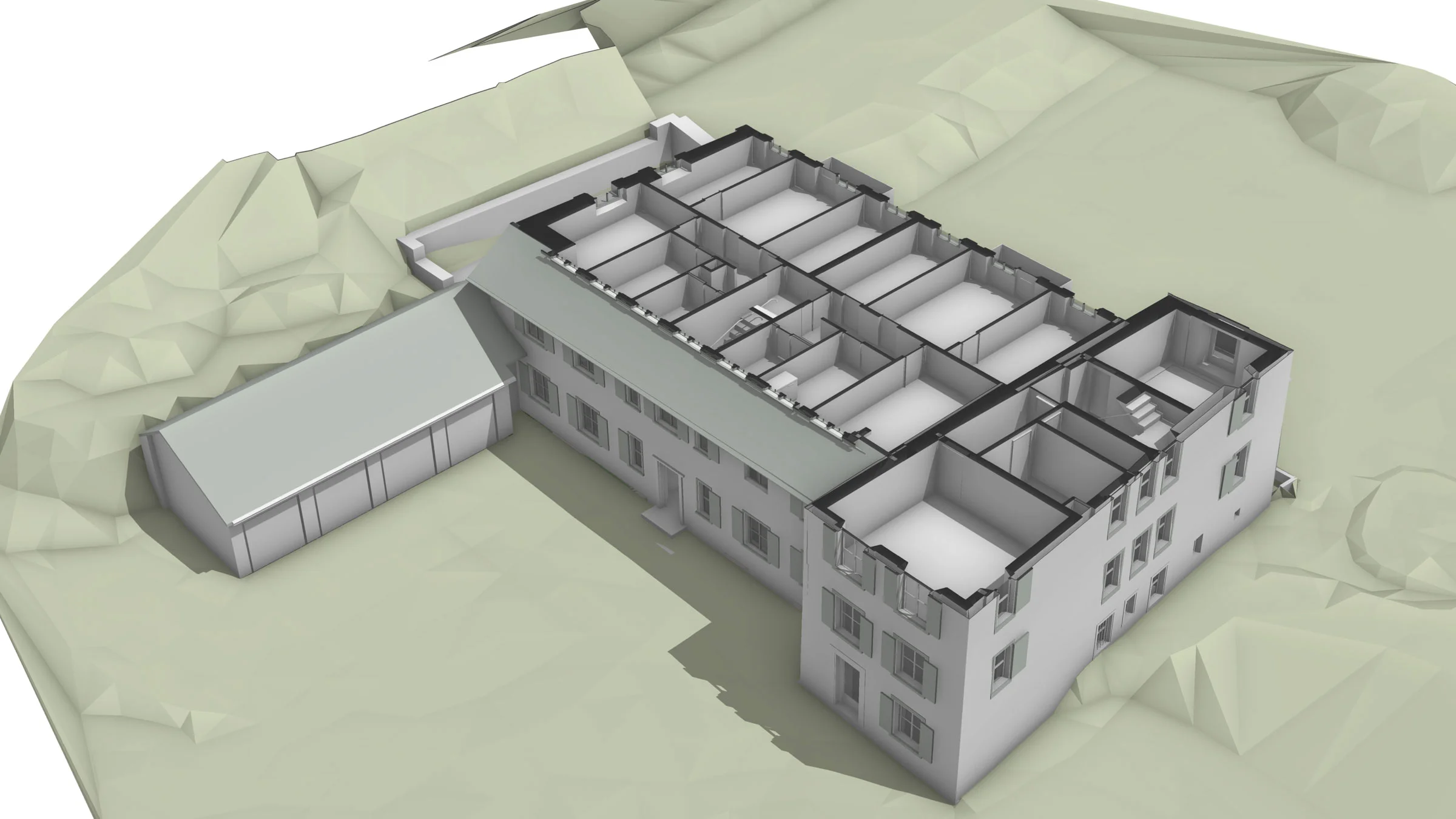  2 Obergeschoss - 1 Dachgeschoss 