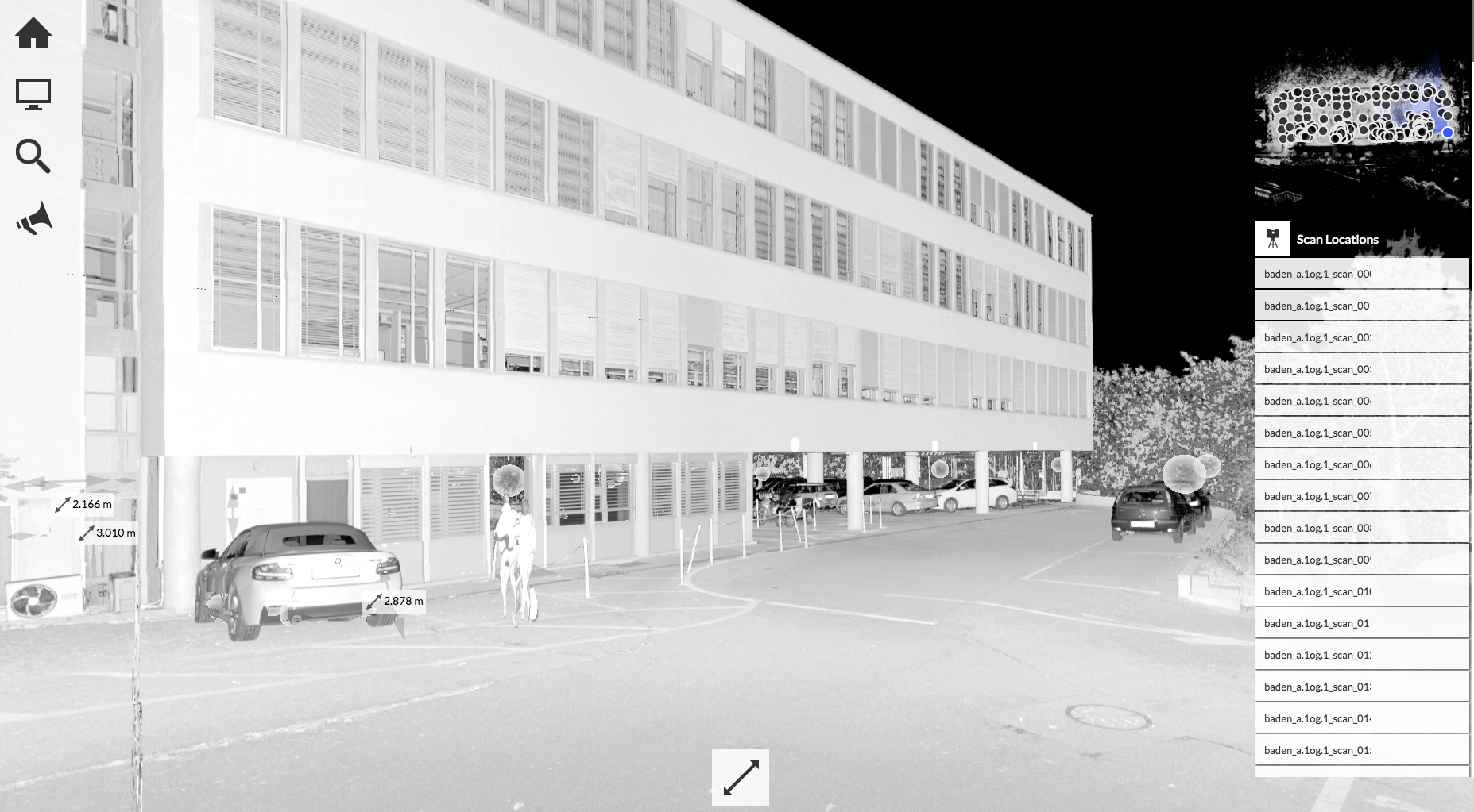  Scan-Station Punktwolke 