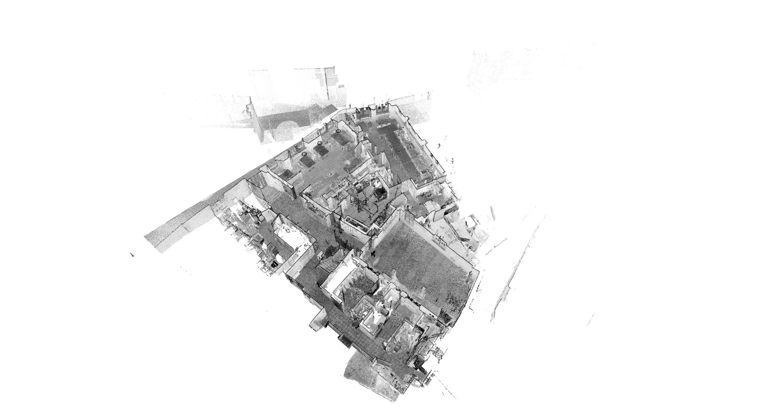  Punktwolke - Erdgeschoss 