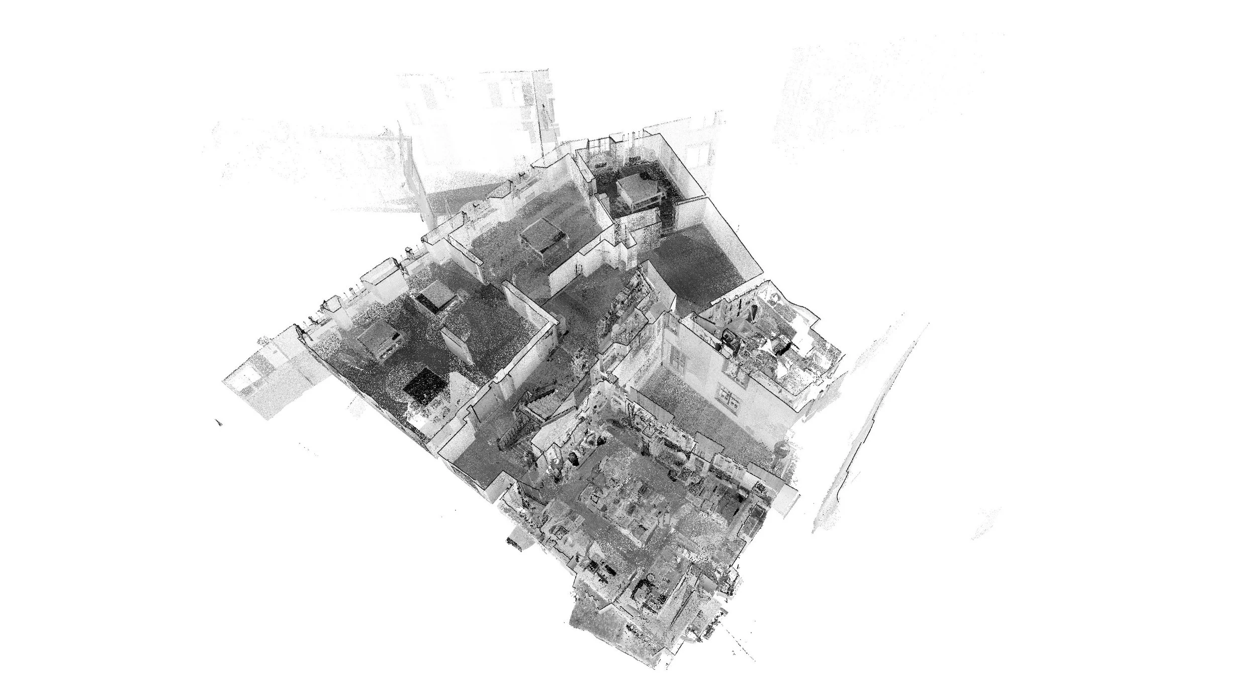  Punktwolke - 1. Obergeschoss 