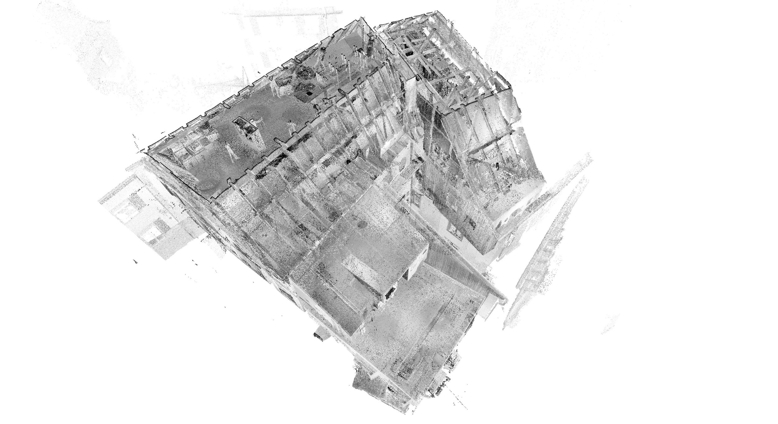  Punktwolke - 2. Dachgeschoss 