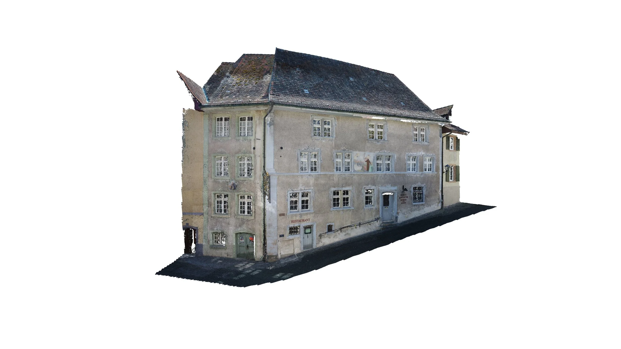  Aussenfassade - Punktwolke 