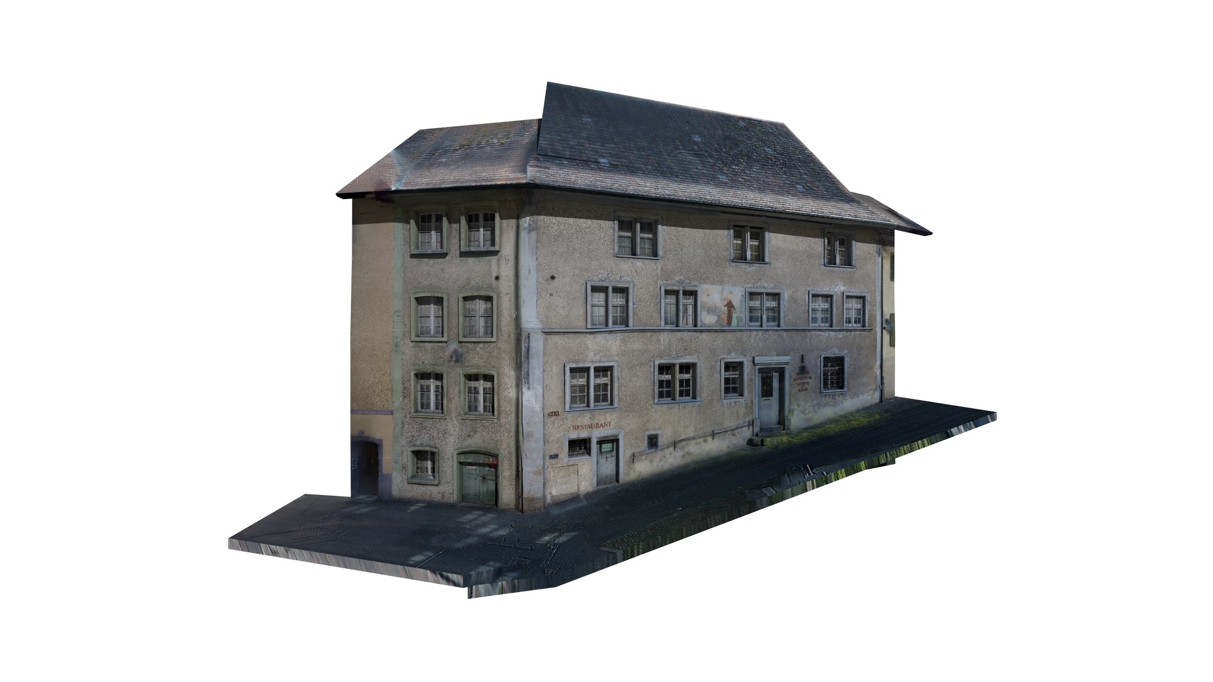  Aussenfassade - Modell texturiert 