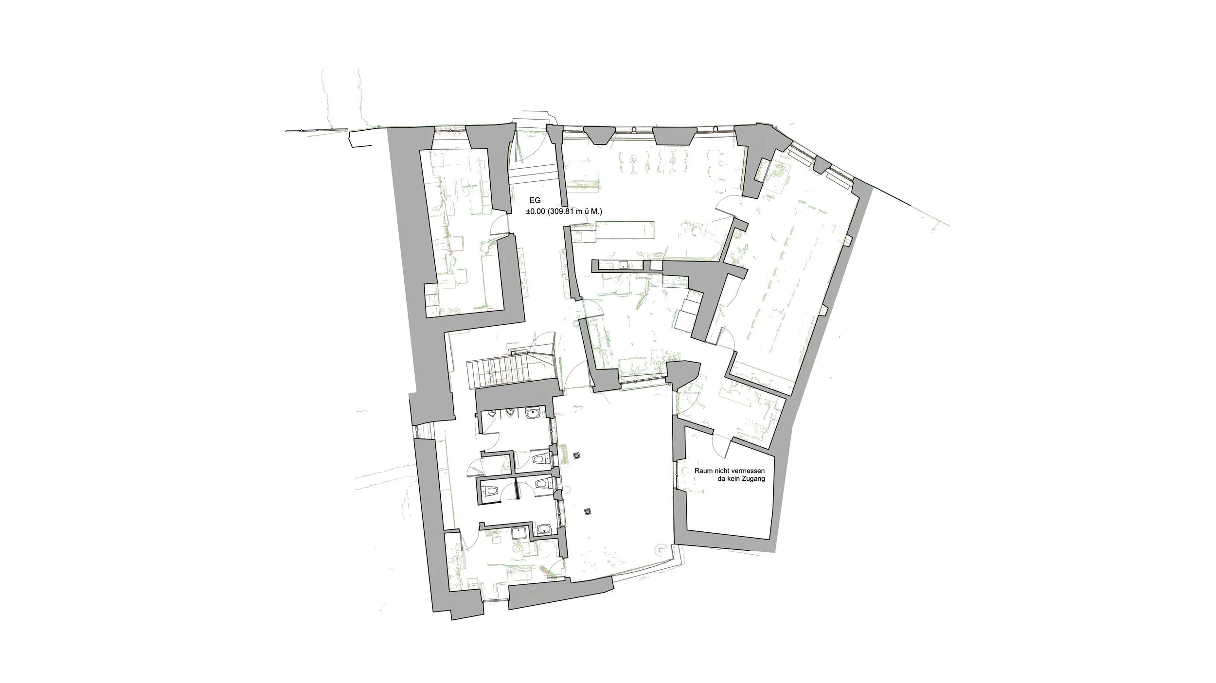  Erdgeschoss - Höhenschnitte 