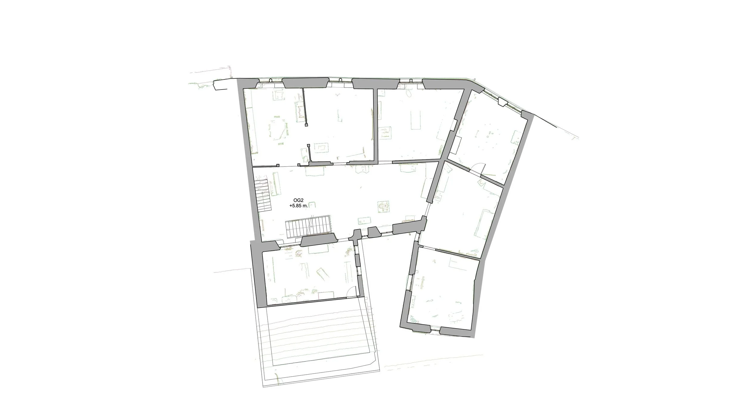  2. Obergeschoss - Höhenschnitte 