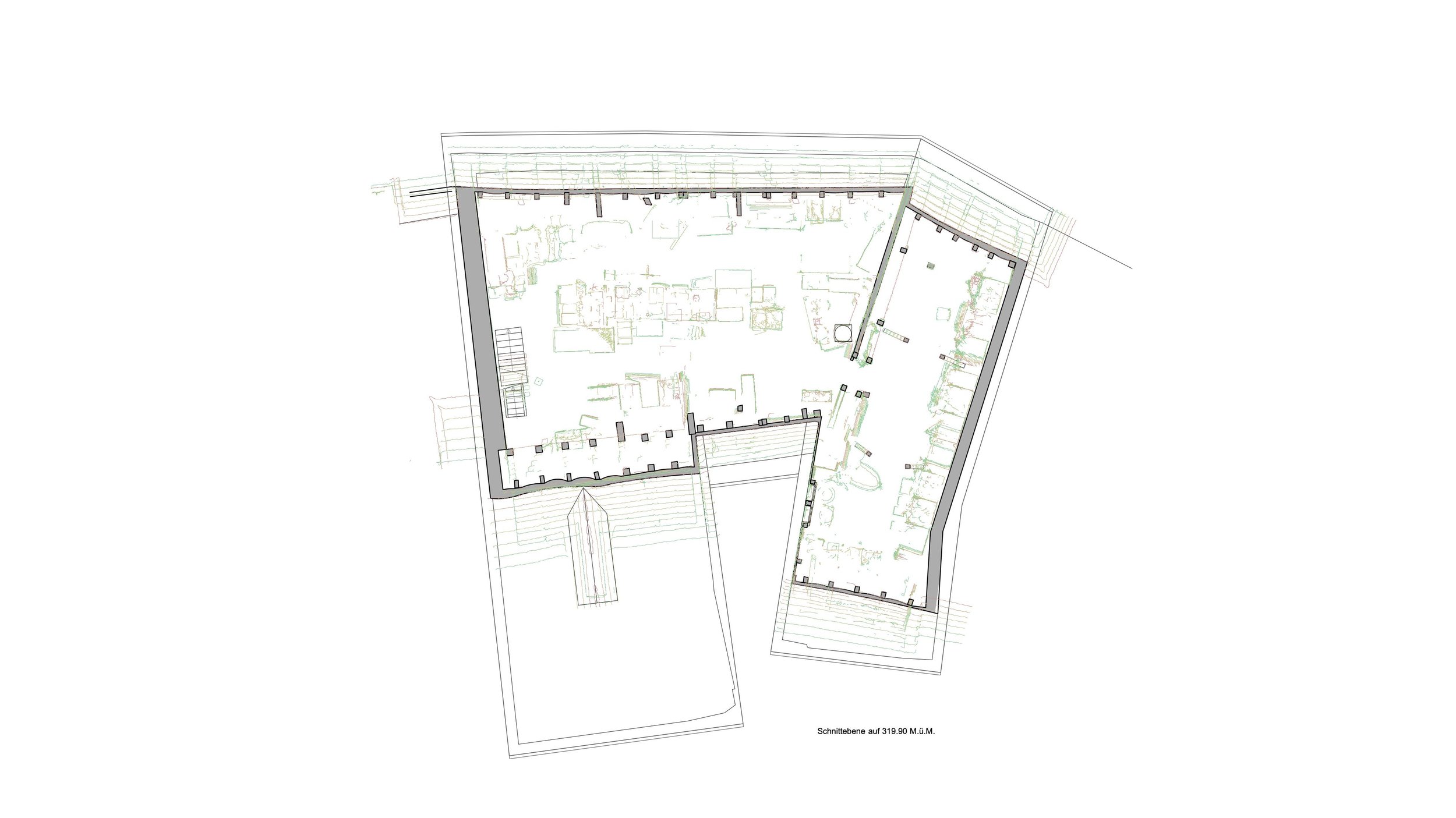  1. Dachgeschoss - Höhenschnitte 