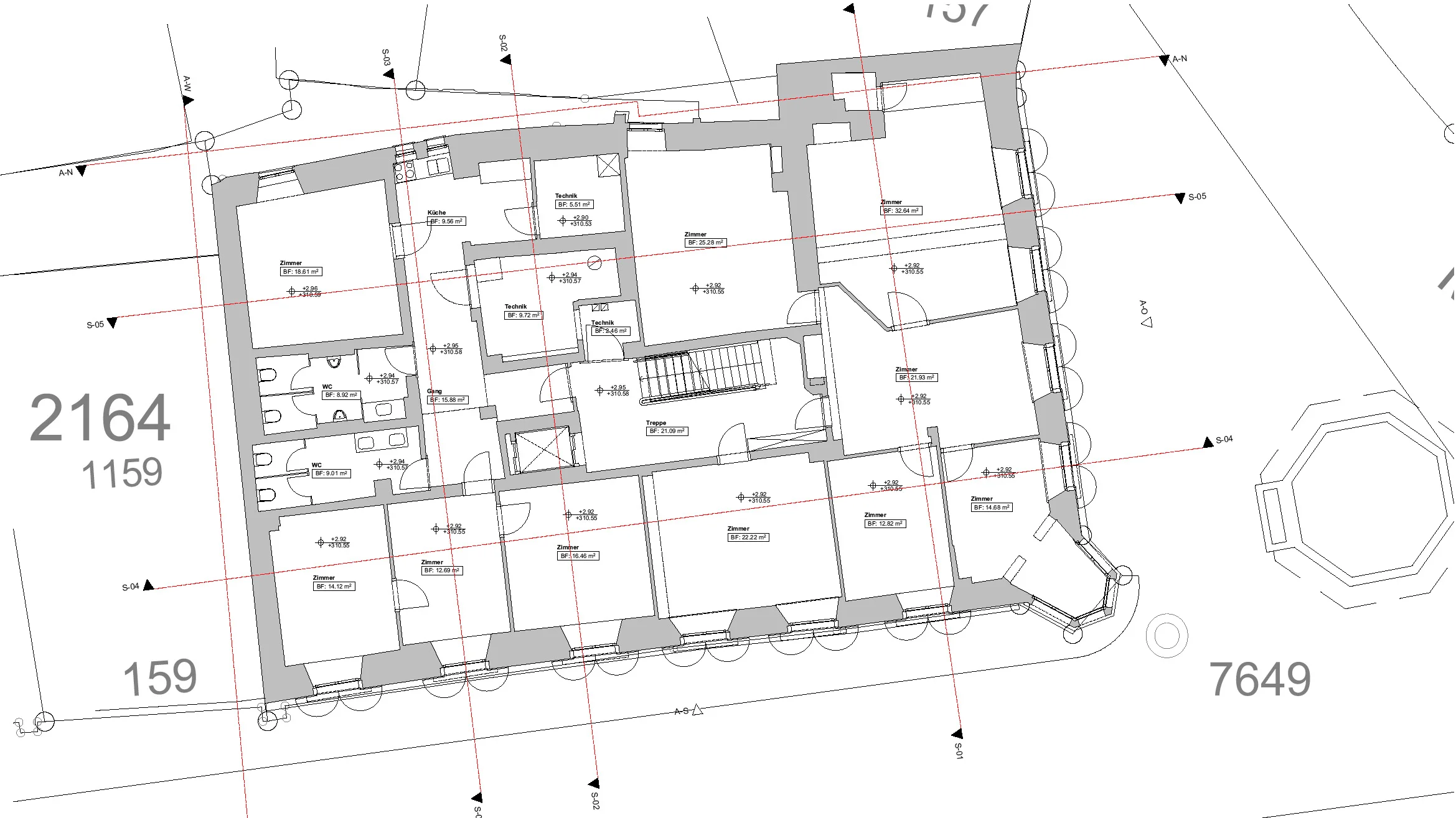  Grundriss 1. Obergeschoss 
