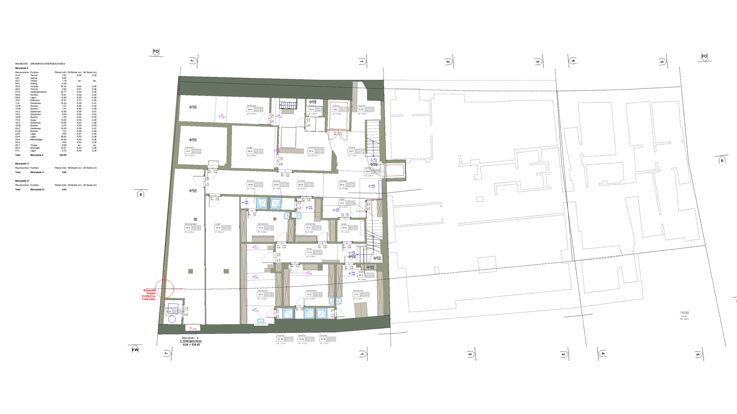  Grundriss 2. Untergeschoss 