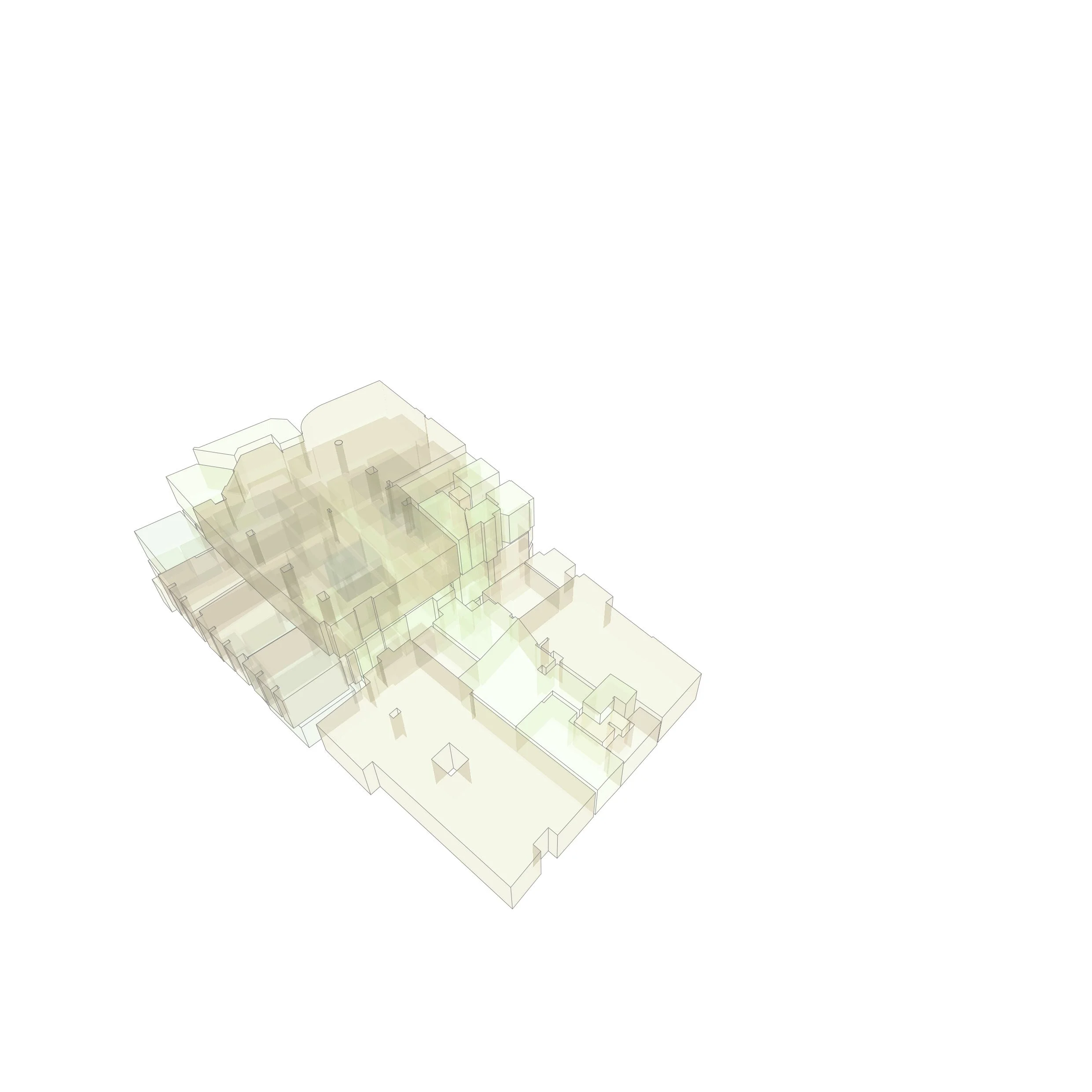  Raummodell 1. Untergeschoss 