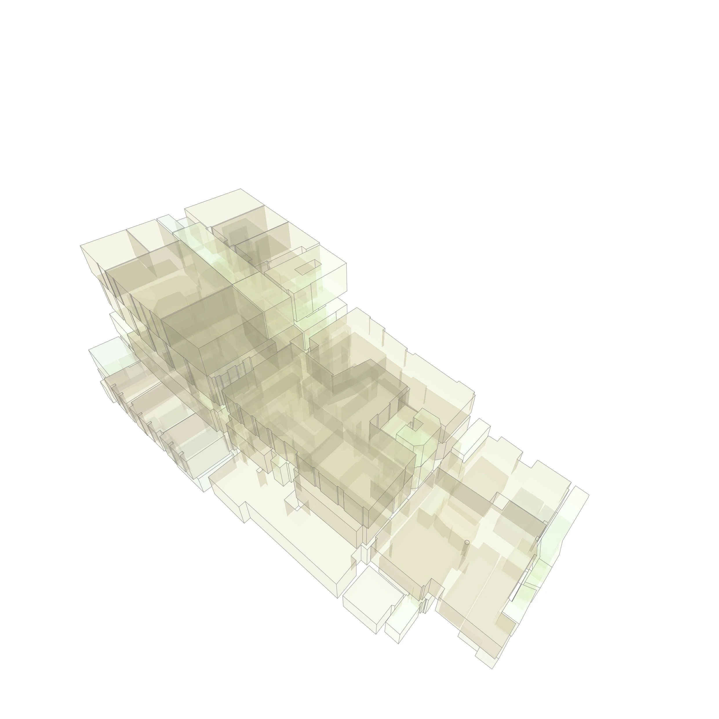  Raummodell 1. Obergeschoss 