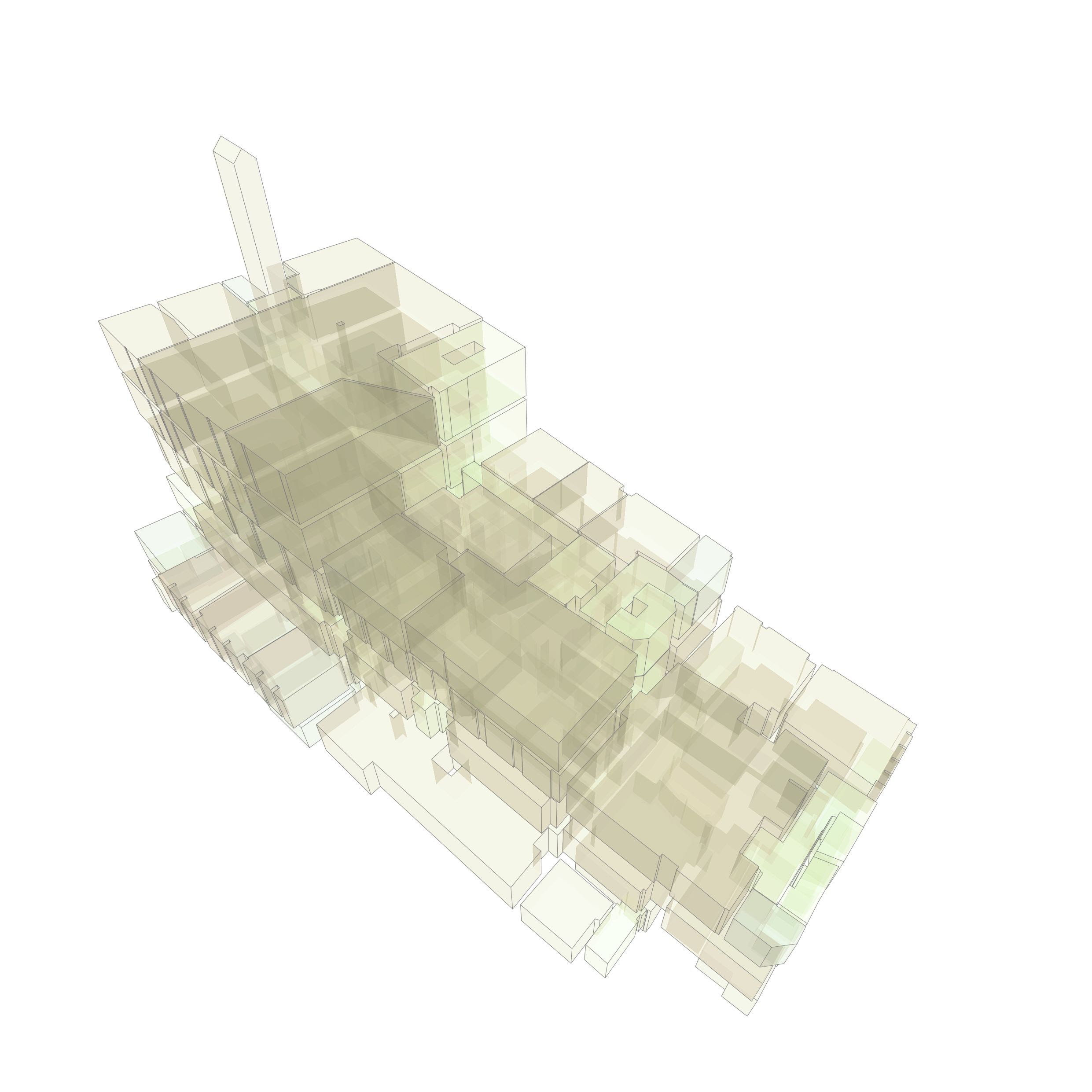  Raummodell 2. Obergeschoss 