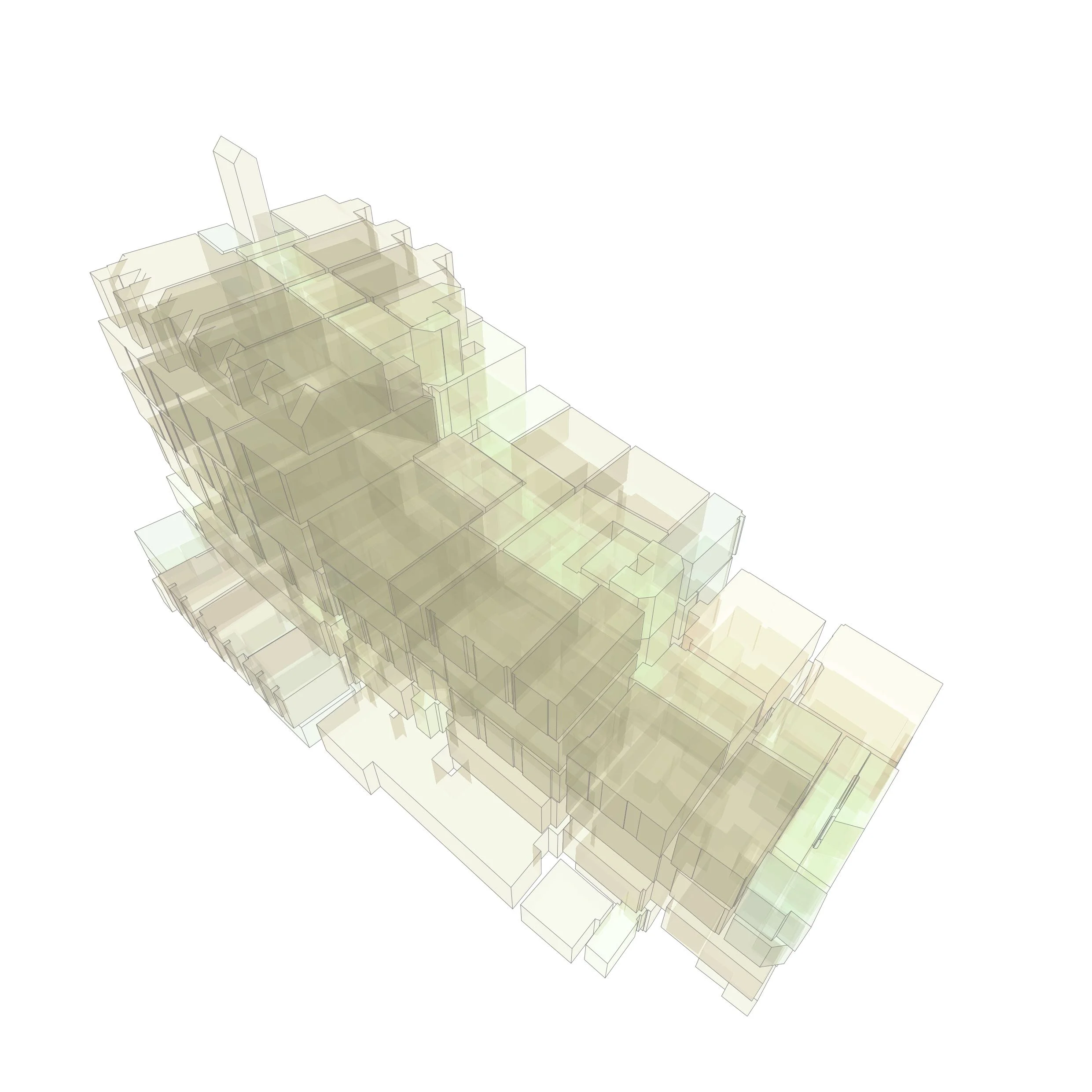  Raummodell 3. Obergeschoss 