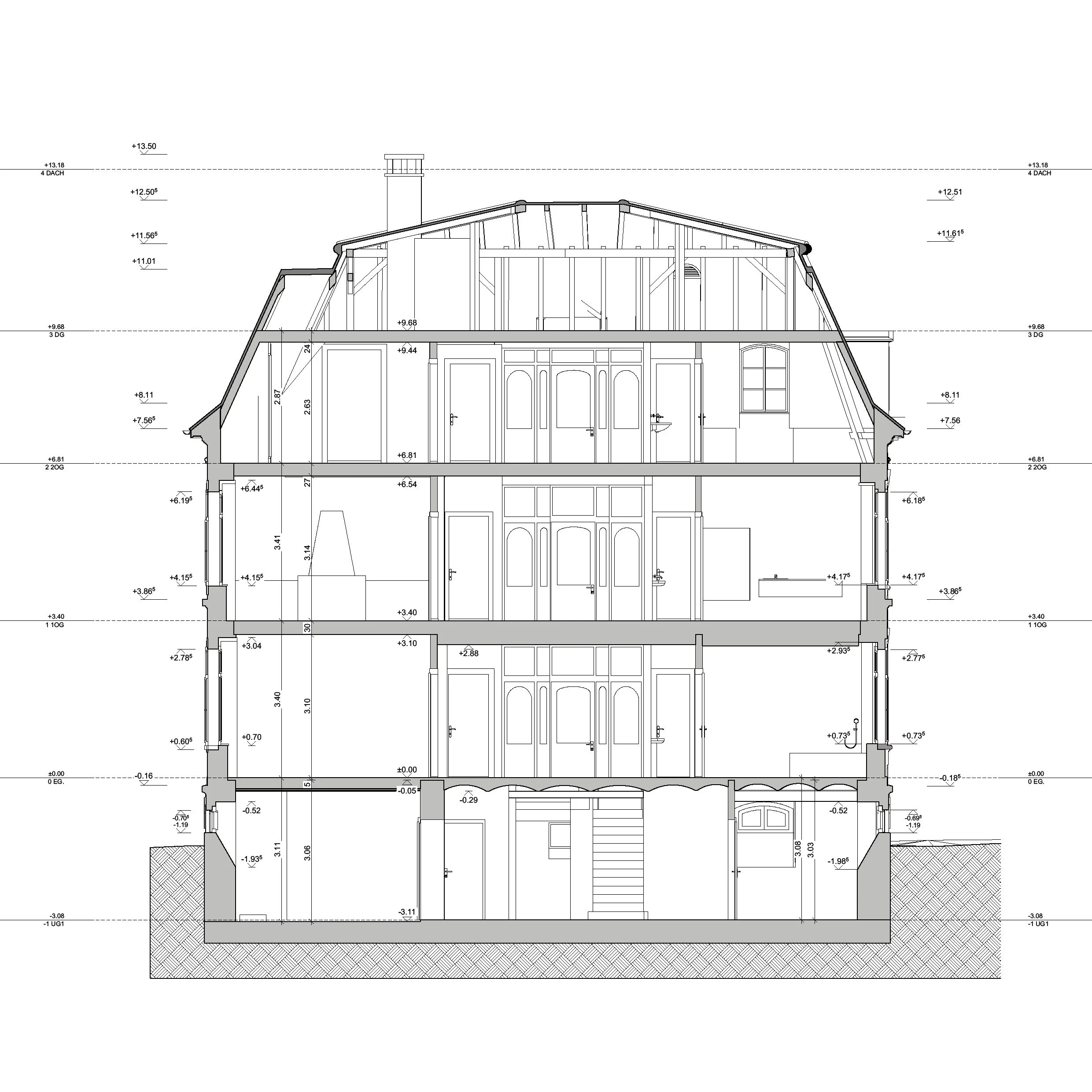  Schnitt 1 - generiert ab Modell 