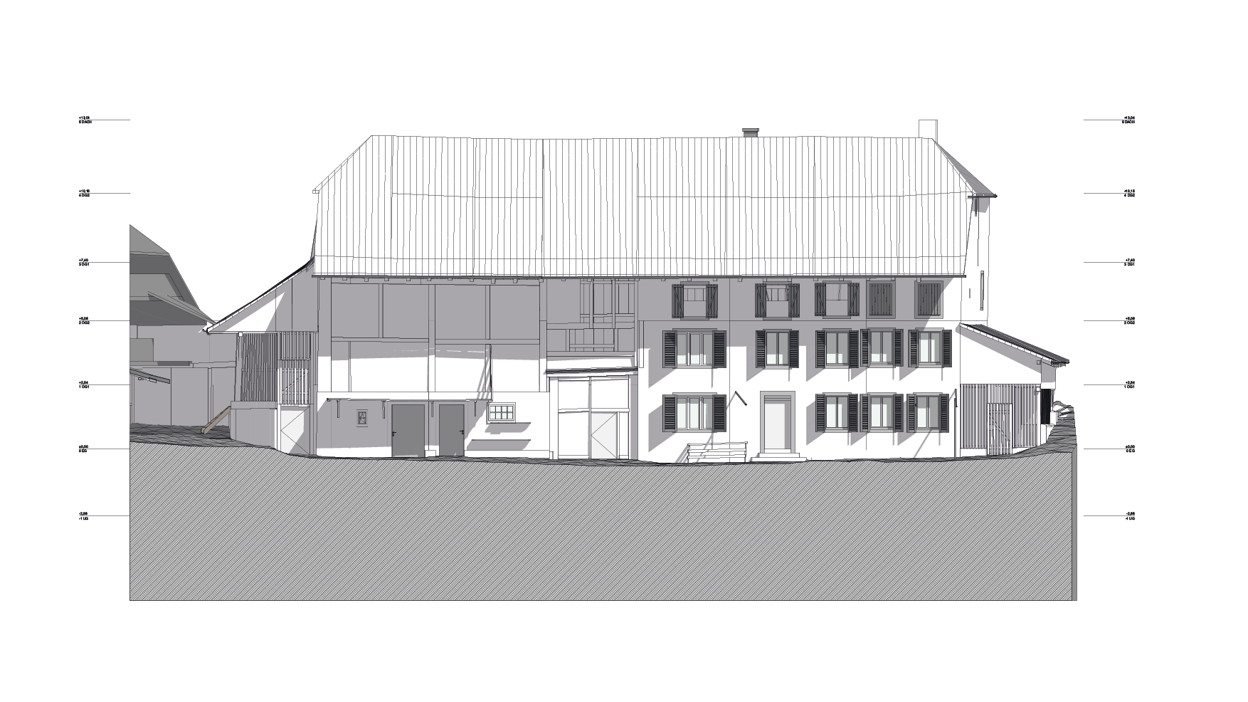  Beispiel Fassade aus dem Modell 