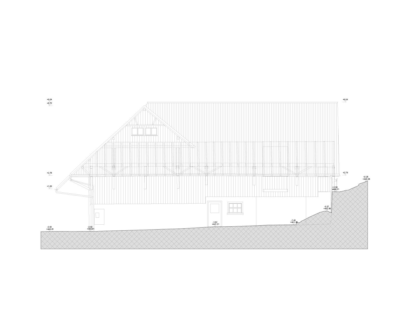  Fassade Süd Scheune 