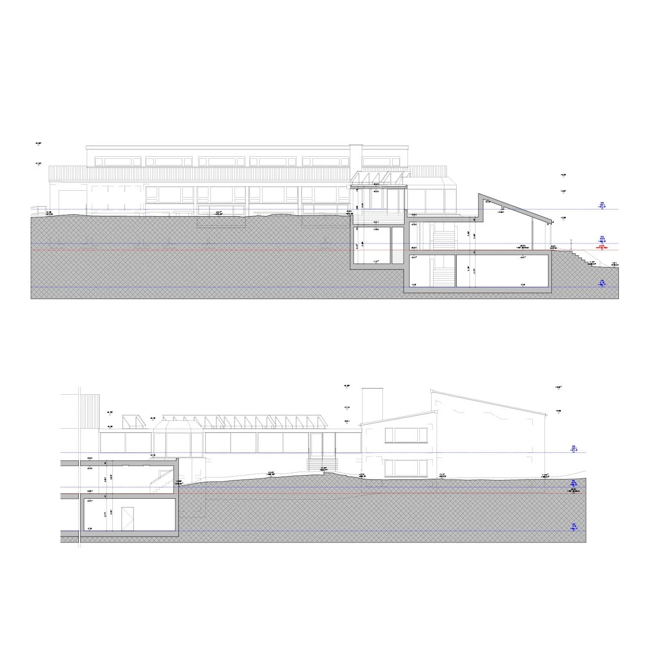  Fassaden Nord-Ost und Nord-West 