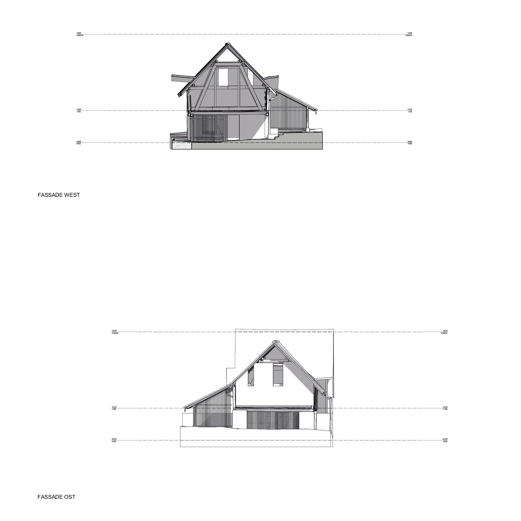  Fassade West &amp; Ost 