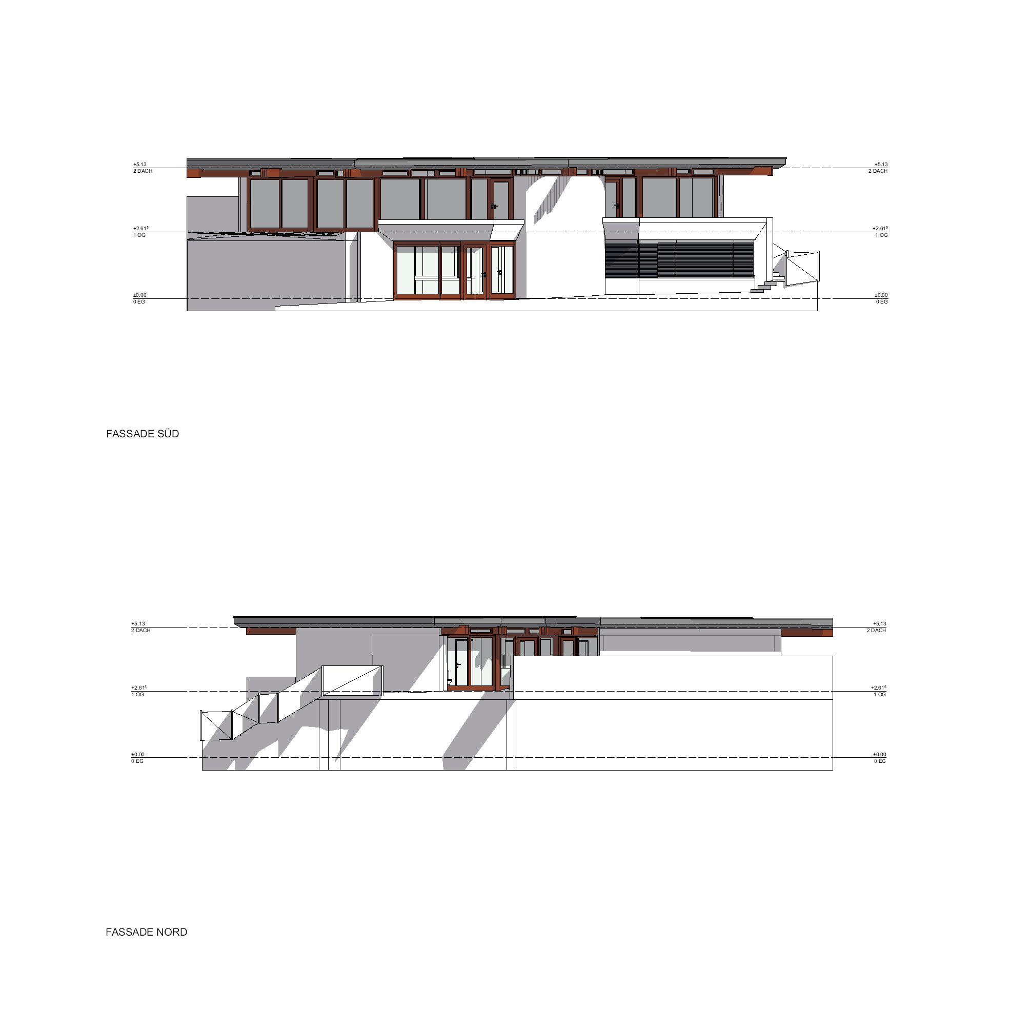  Fassade Süd &amp; Nord 