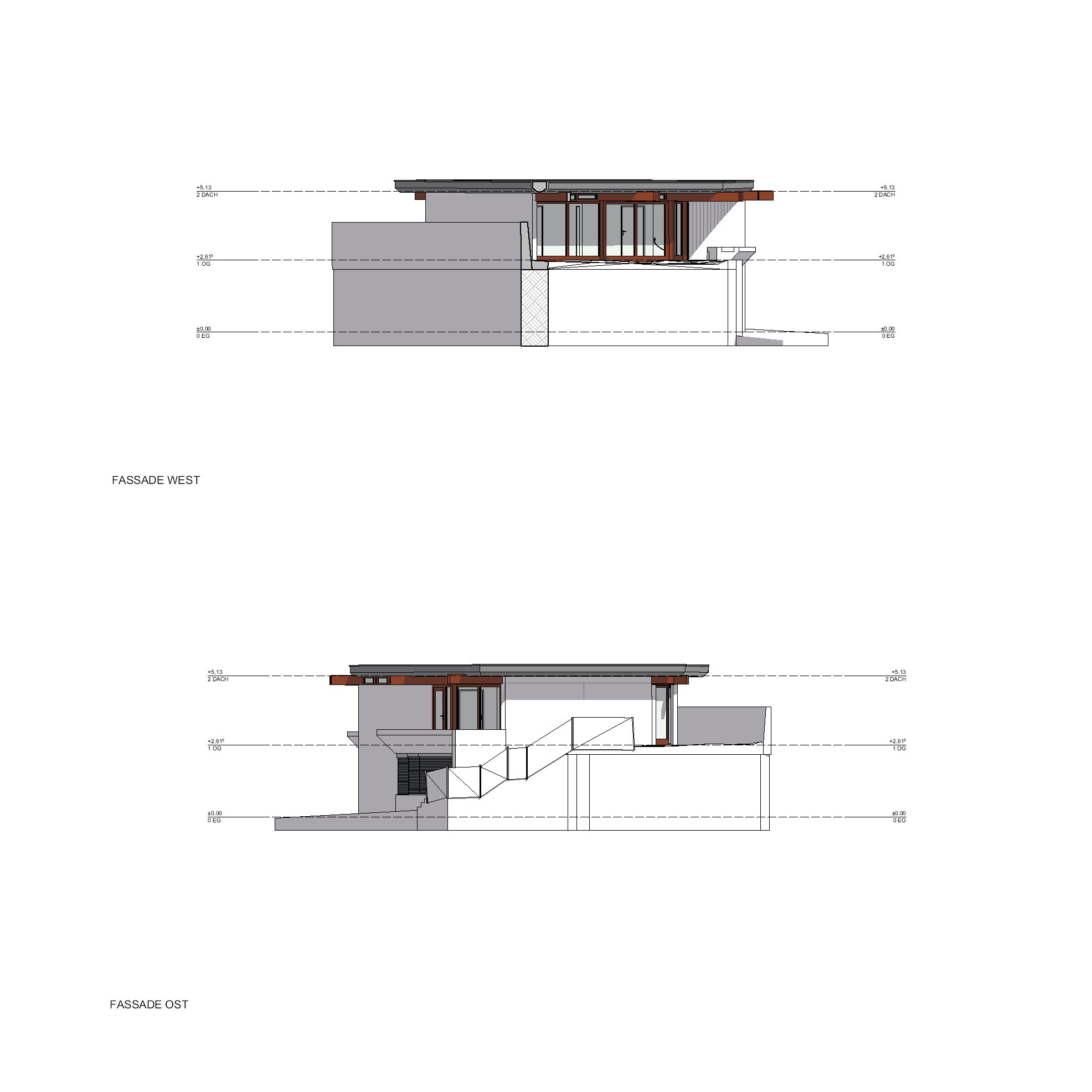  Fassade West &amp; Ost 