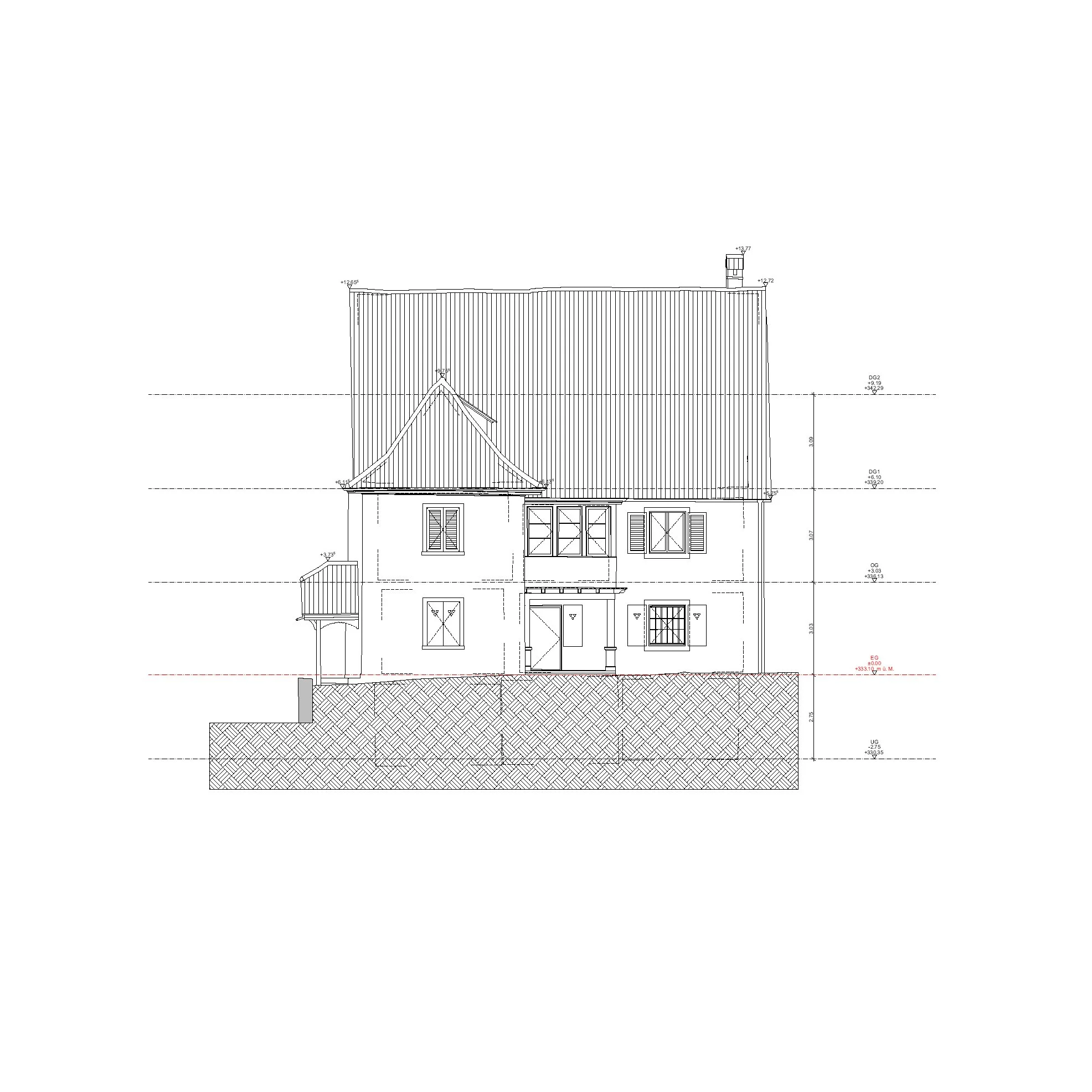  Fassade Südwest 