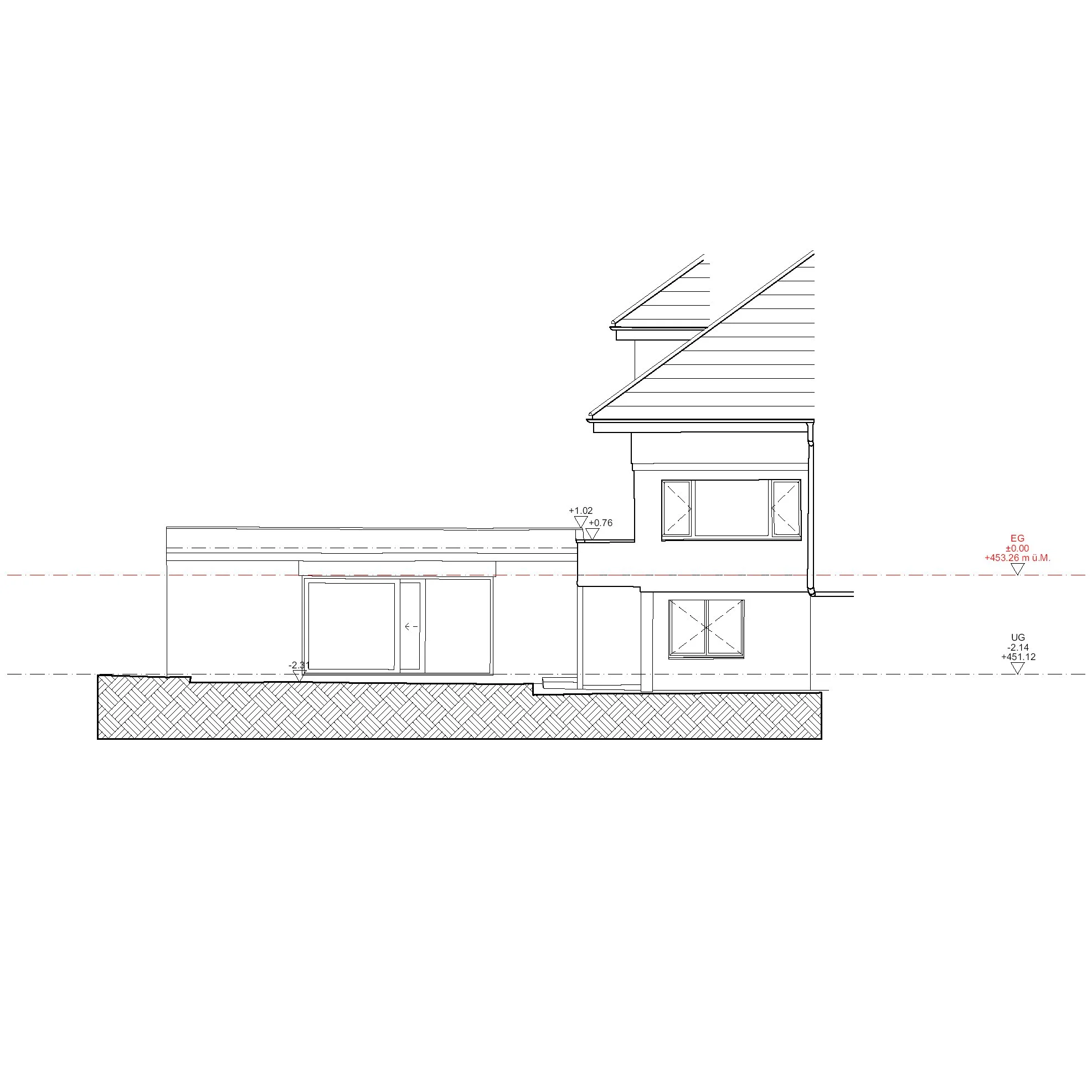  Fassade Anbau 