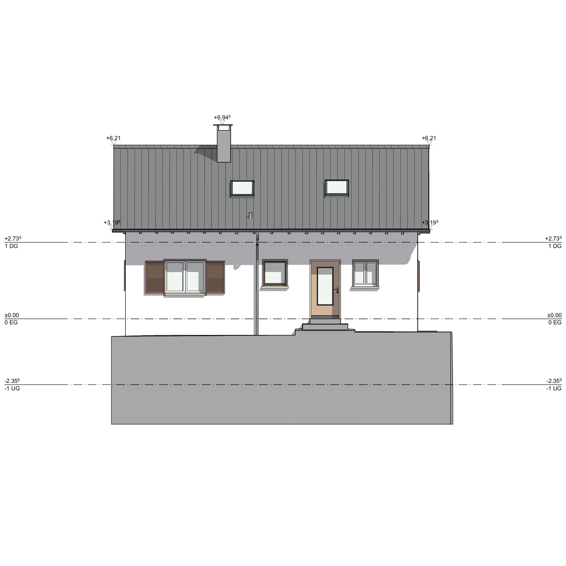  Fassade Südwest 