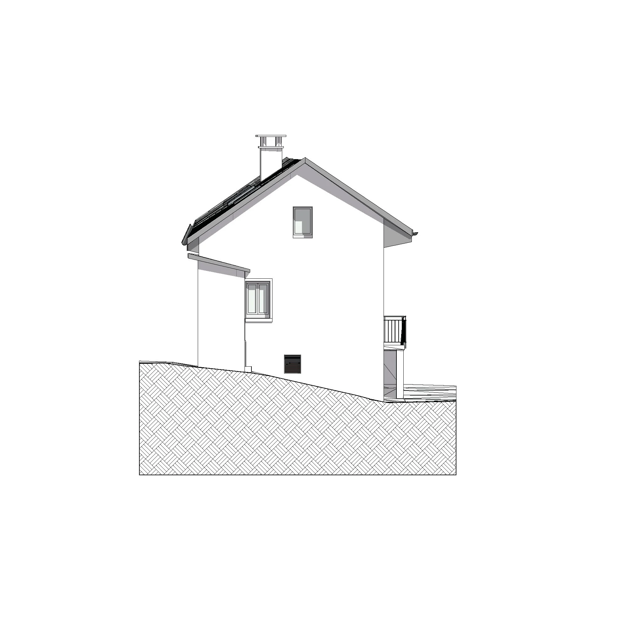  Westfassade 