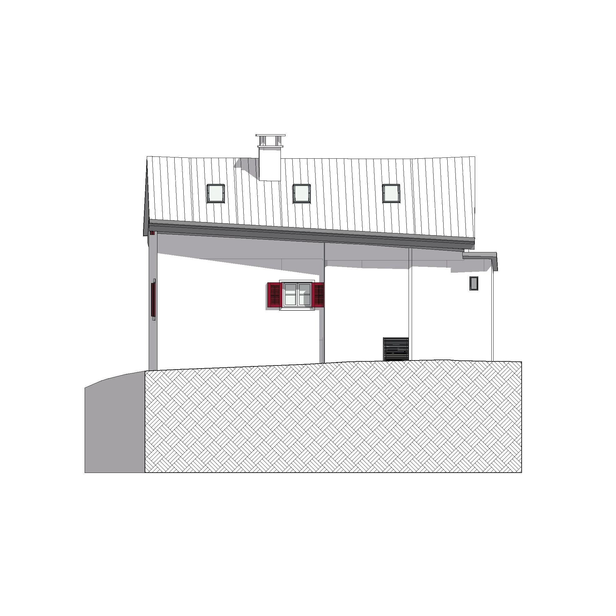  Nordfassade 