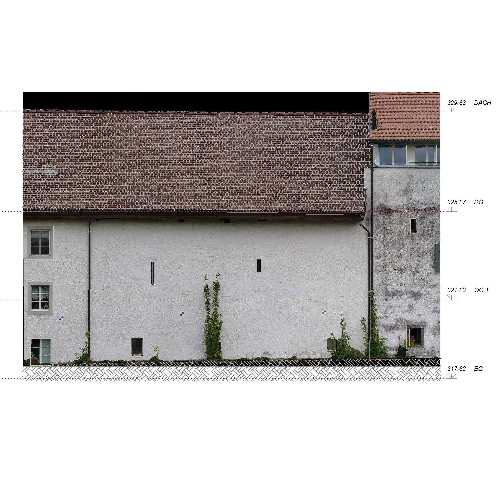  Fassade West - Punktwolke 