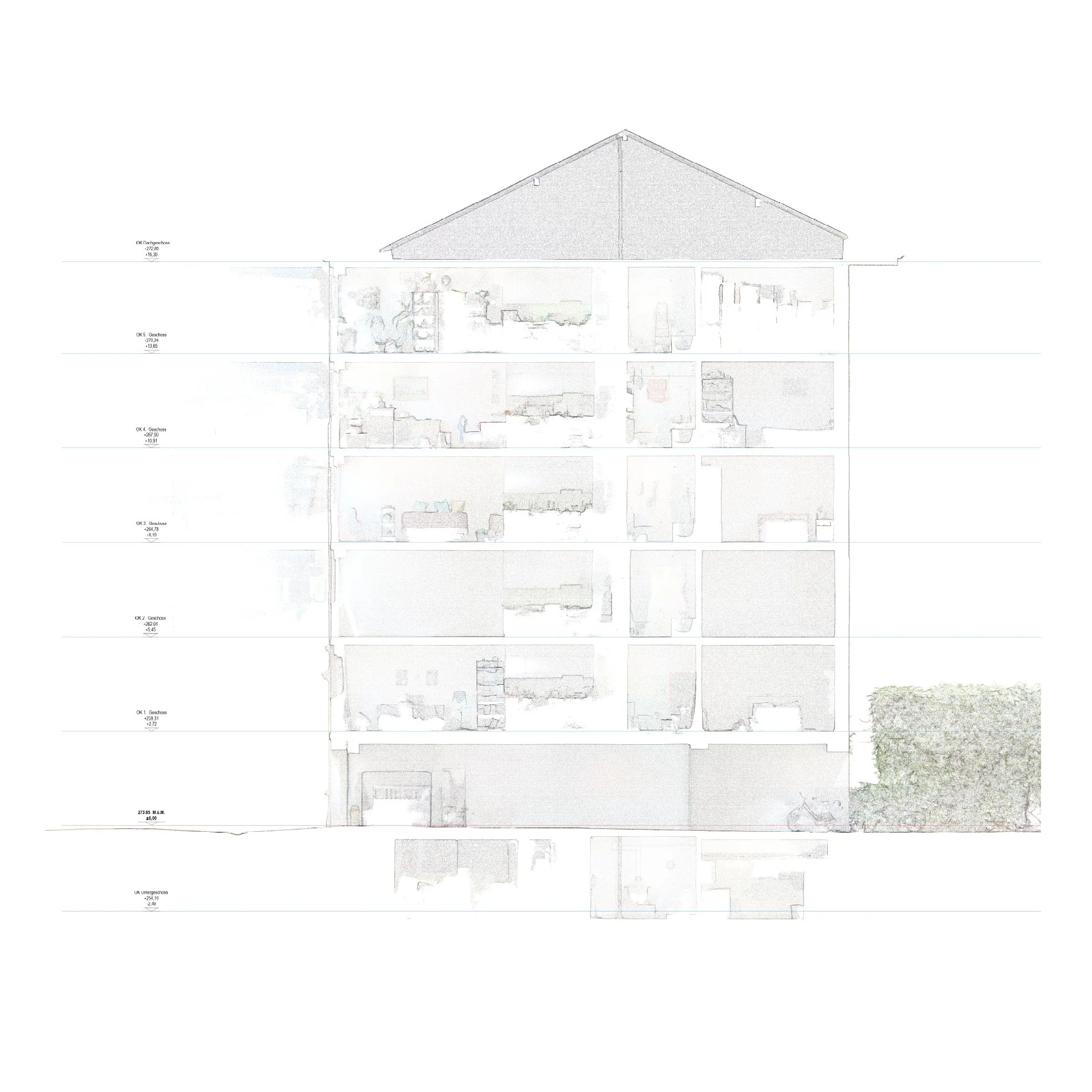  Punktwolke-Schnitt C 