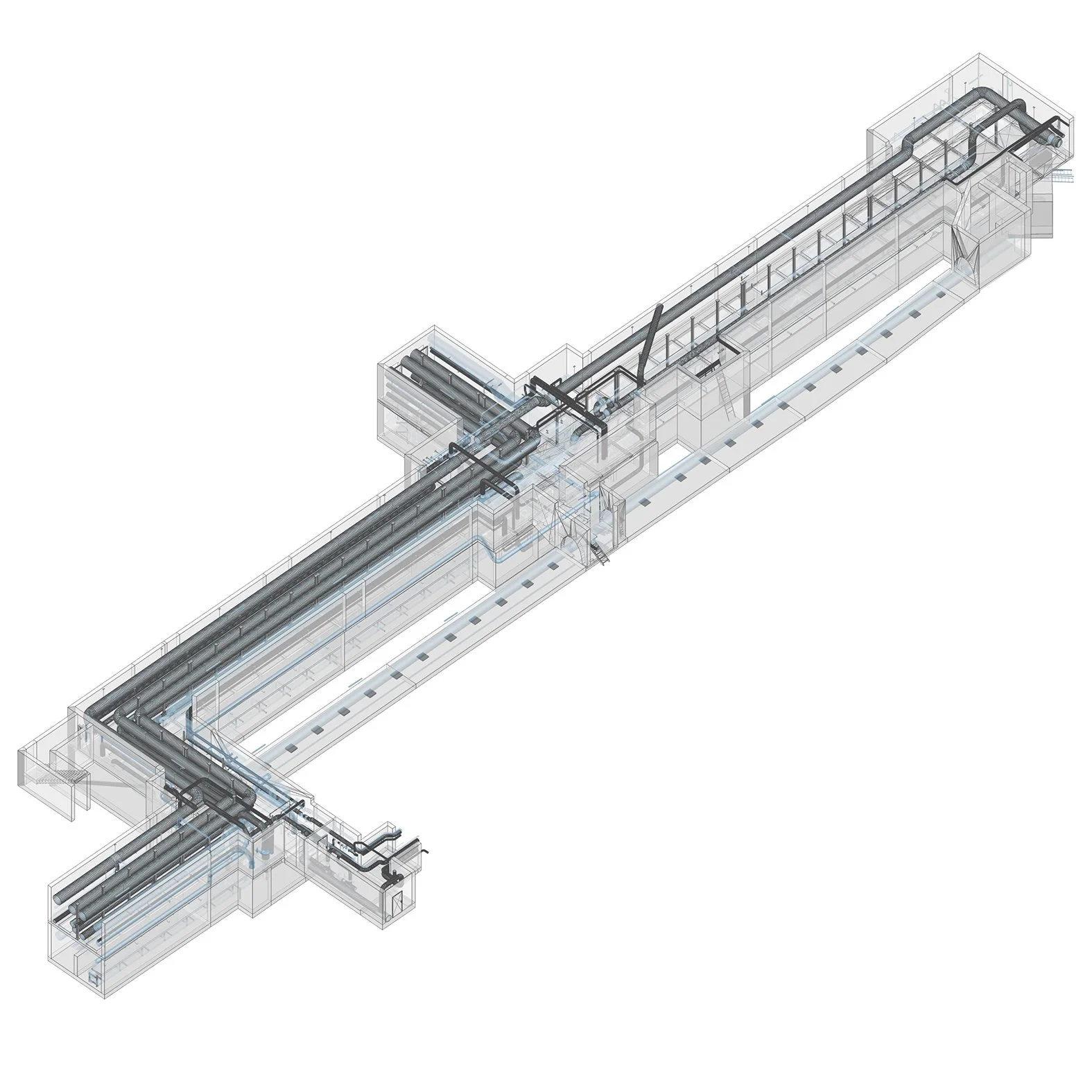  K- und ELT’s + Konsolen + Rohrleitungen 