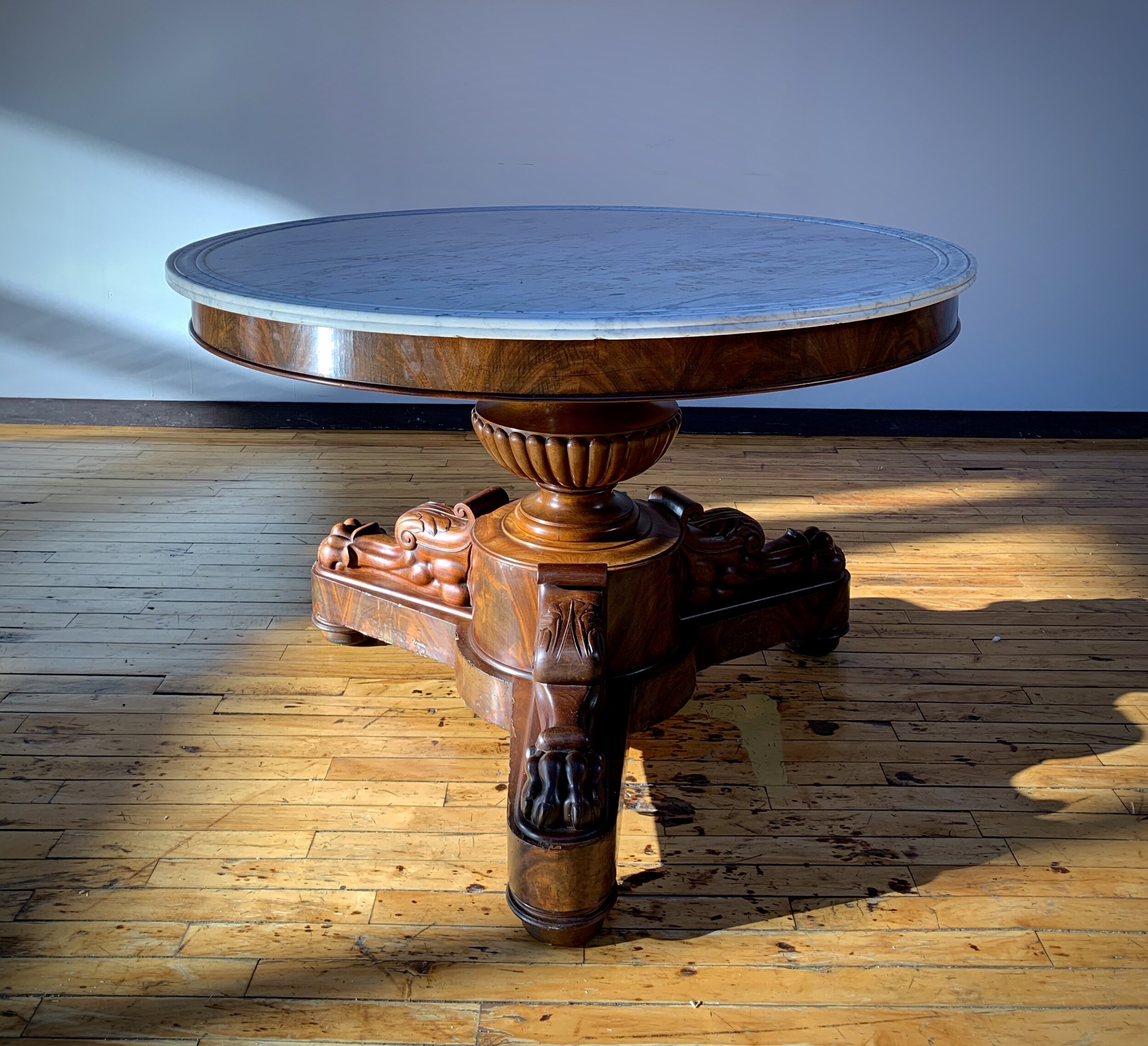 Marble round table Myers and Monroe.jpg