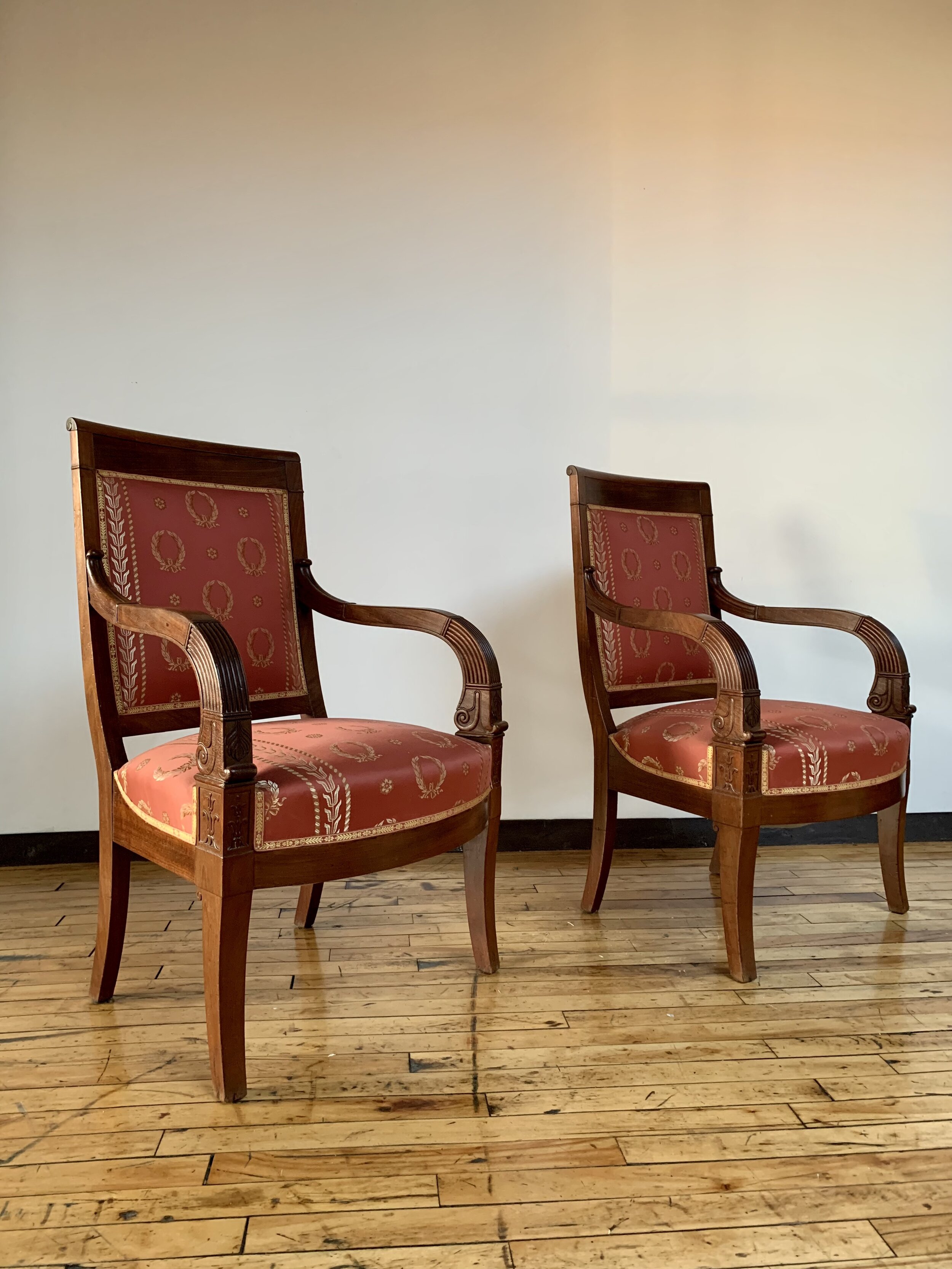 Cole Myers Antiques Empire Chairs .JPG
