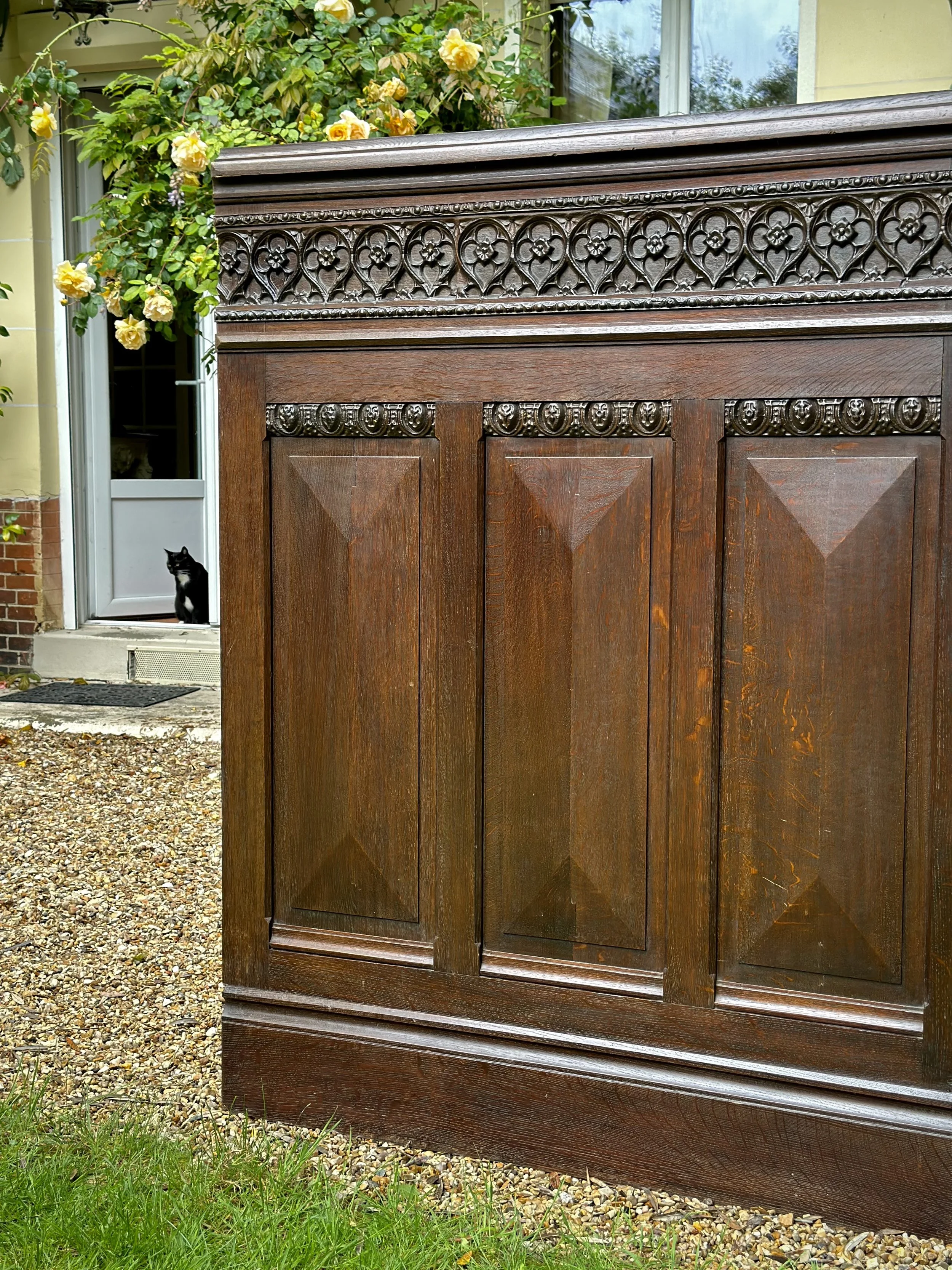 Gothic Wall Paneling Cole Myers Antiques.JPG